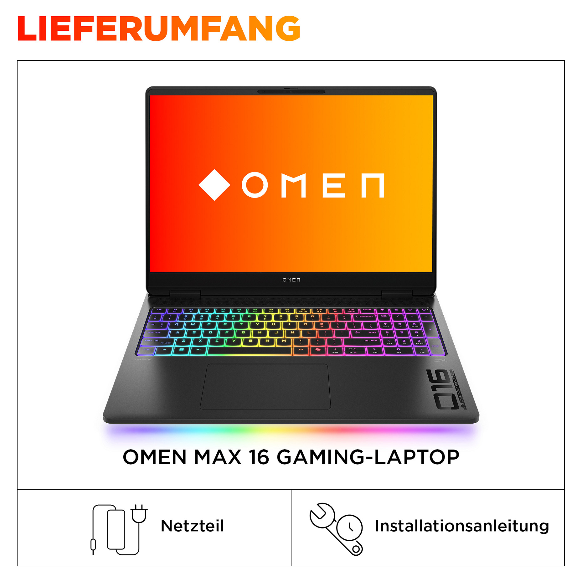 Laptop HP Omen Max 16-ak0073ng (40.6 cm, 2560 x 1600, Intel Core i7, 16 GB RAM, 1 TB SSD, NVIDIA GeForce RTX 4060, Windows 11, hrvatska tipkovnica, crna) – internacionalna non HR tipkovnica-6