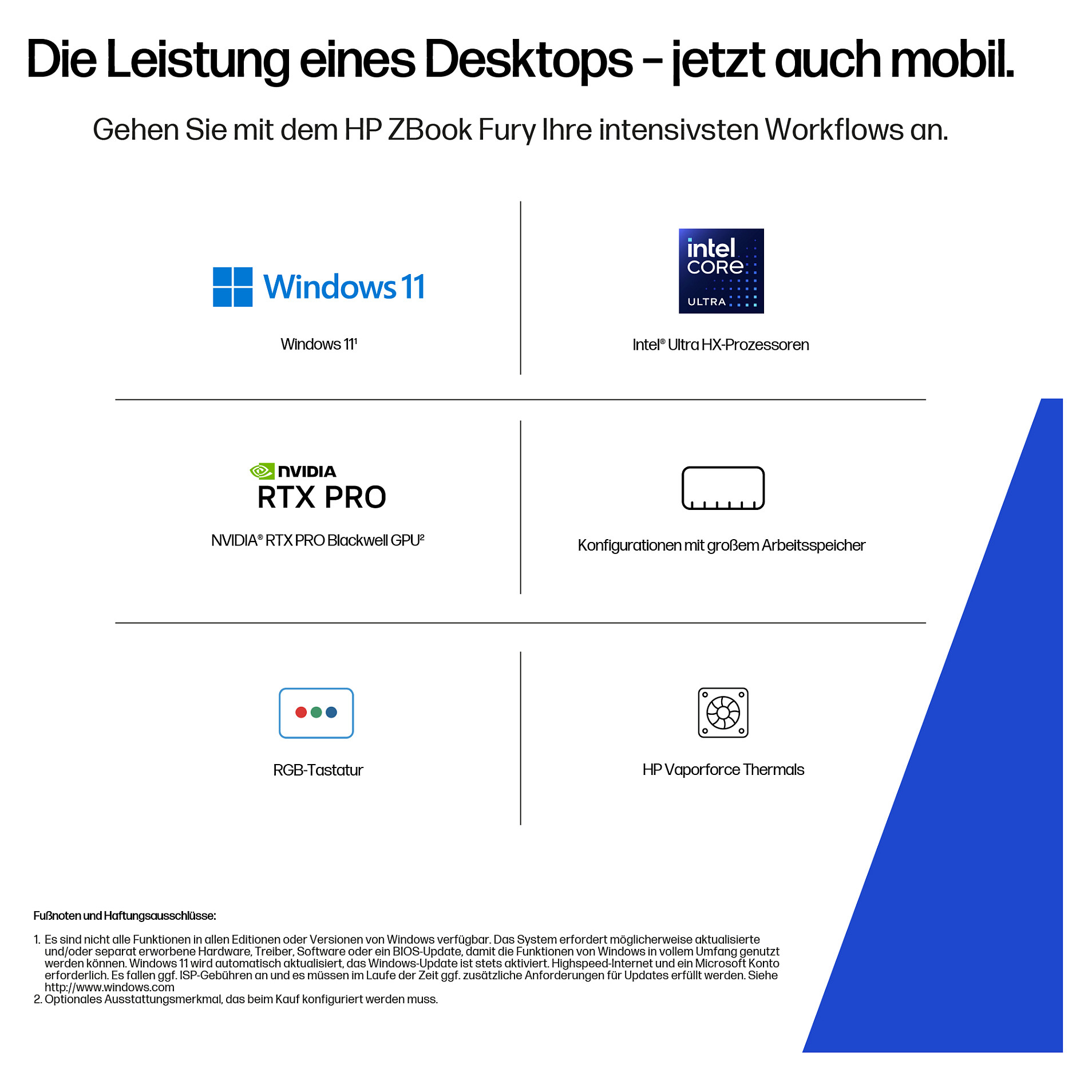 Laptop HP ZBOOK FURY 18 G1I CU7-255HX (18" ekran, 1920x1200, Intel Core i7, 32GB RAM, 1TB SSD, RTX Pro 2000, Windows 11 Pro, hrvatska tipkovnica, crna boja) – internacionalna non HR tipkovnica-16