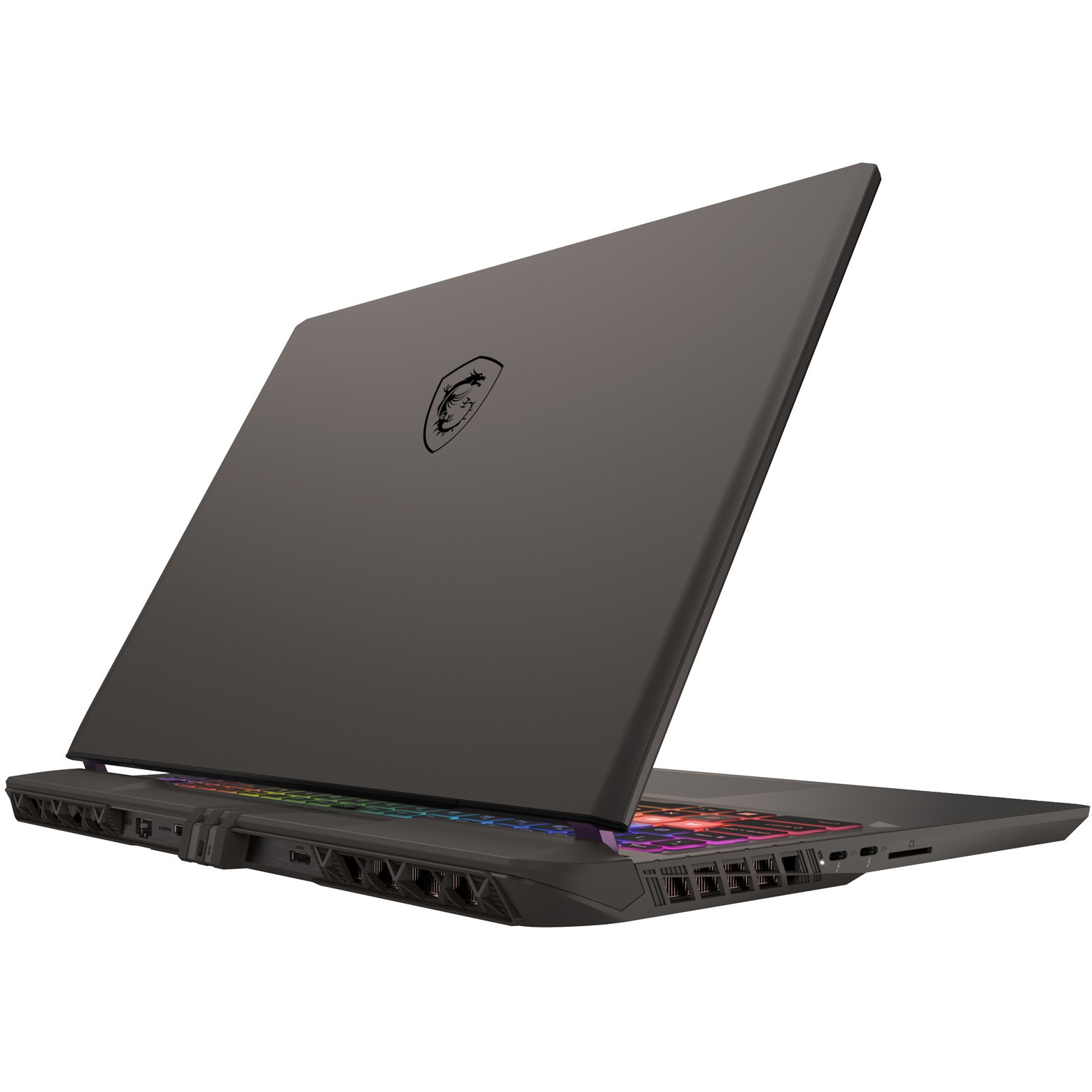 Laptop MSI Vector 16 HX AI A2XWHG-074 (16" ekran, 2560x1600, Intel Core Ultra 7 255HX, 16 GB RAM, 512 GB SSD, NVIDIA GeForce RTX 5070 Ti, Windows 11 Home, siva boja) – internacionalna non HR tipkovnica-10