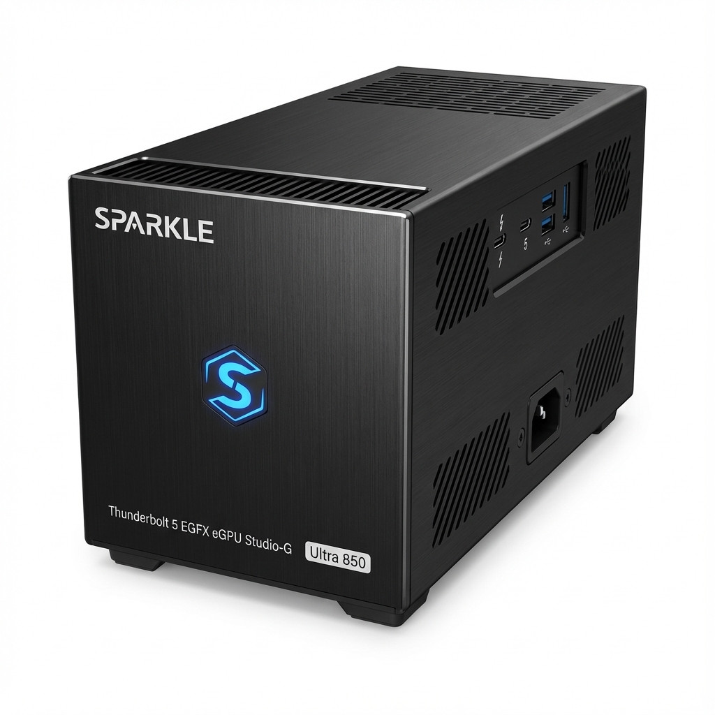 eGPU kućište SPARKLE EGFX Studio-G Ultra 850 (thunderbolt 5, 850w, crna boja)-0