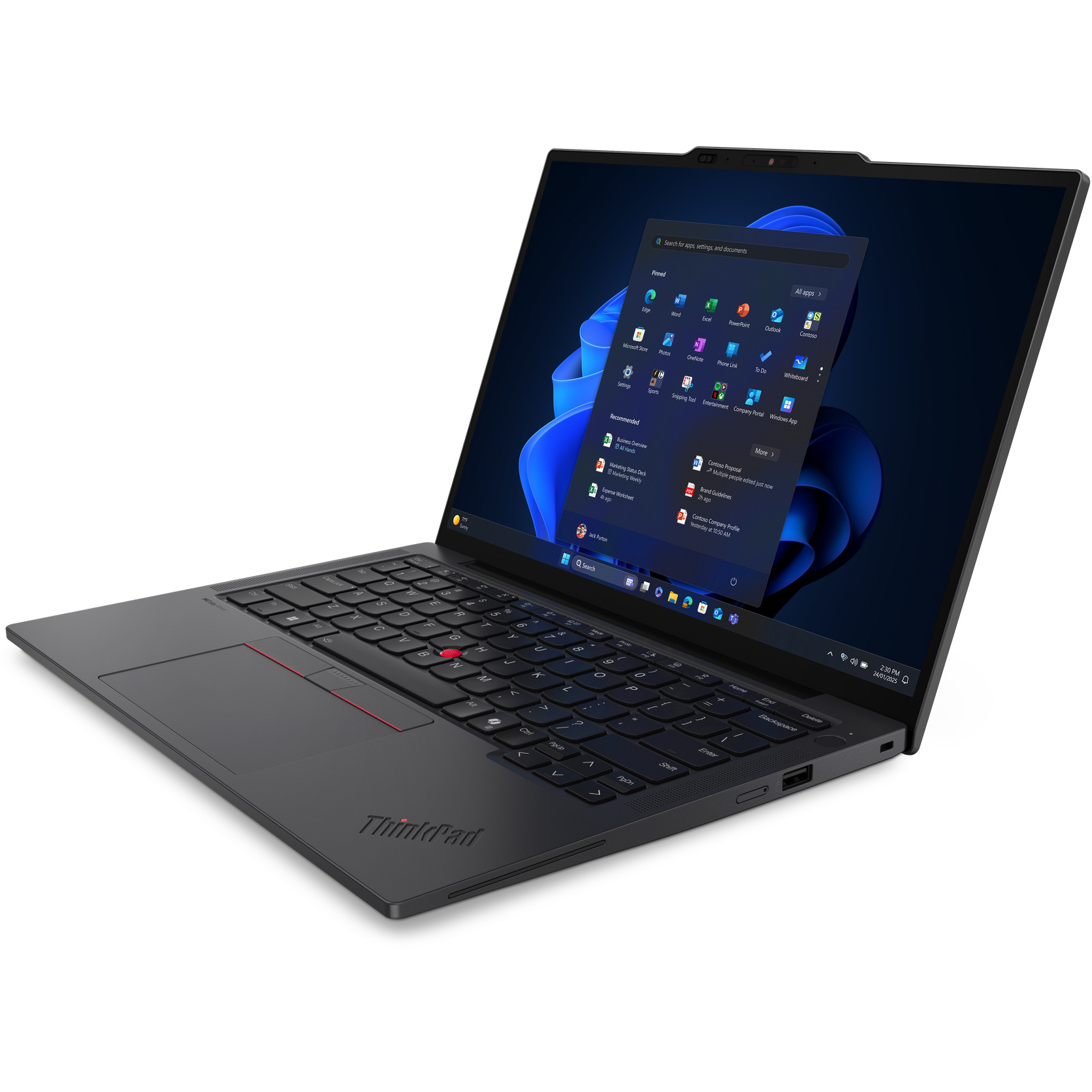 Laptop LENOVO ThinkPad X13 G6 13" Ultra7 255U (32GB RAM, 1TB SSD, WUXGA, Windows 11 Pro) – internacionalna non HR tipkovnica-9