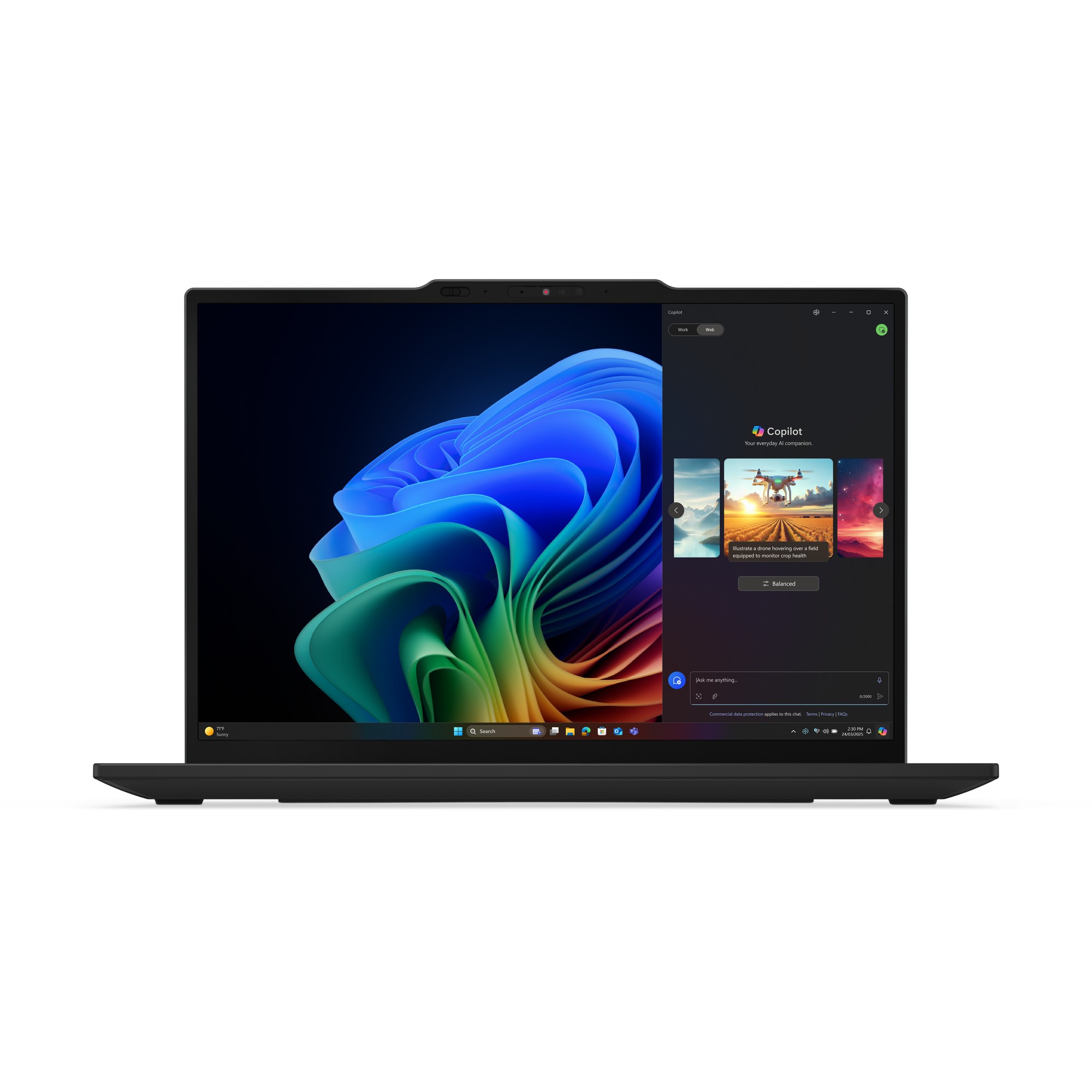 Laptop LENOVO ThinkPad X13 AMD G6 (13.3" FHD, Ryzen 7, 32GB RAM, 1TB SSD, 5G, Windows 11 Pro, hrvatska tipkovnica, crna) – internacionalna non HR tipkovnica-1