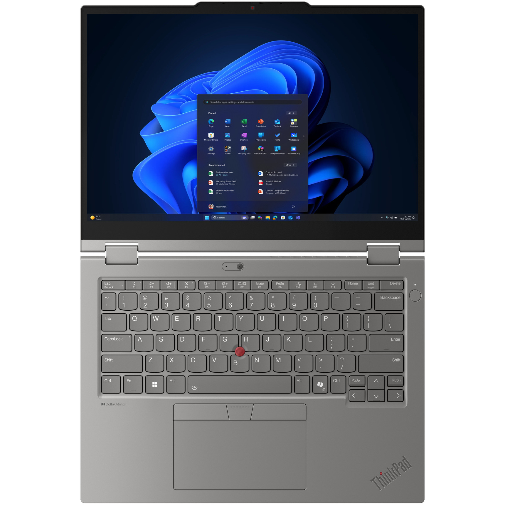Laptop LENOVO ThinkPad L13 2in1 G6 13" Ultra5 225U (32GB RAM, 1TB SSD, Windows 11 Pro) – internacionalna non HR tipkovnica-3