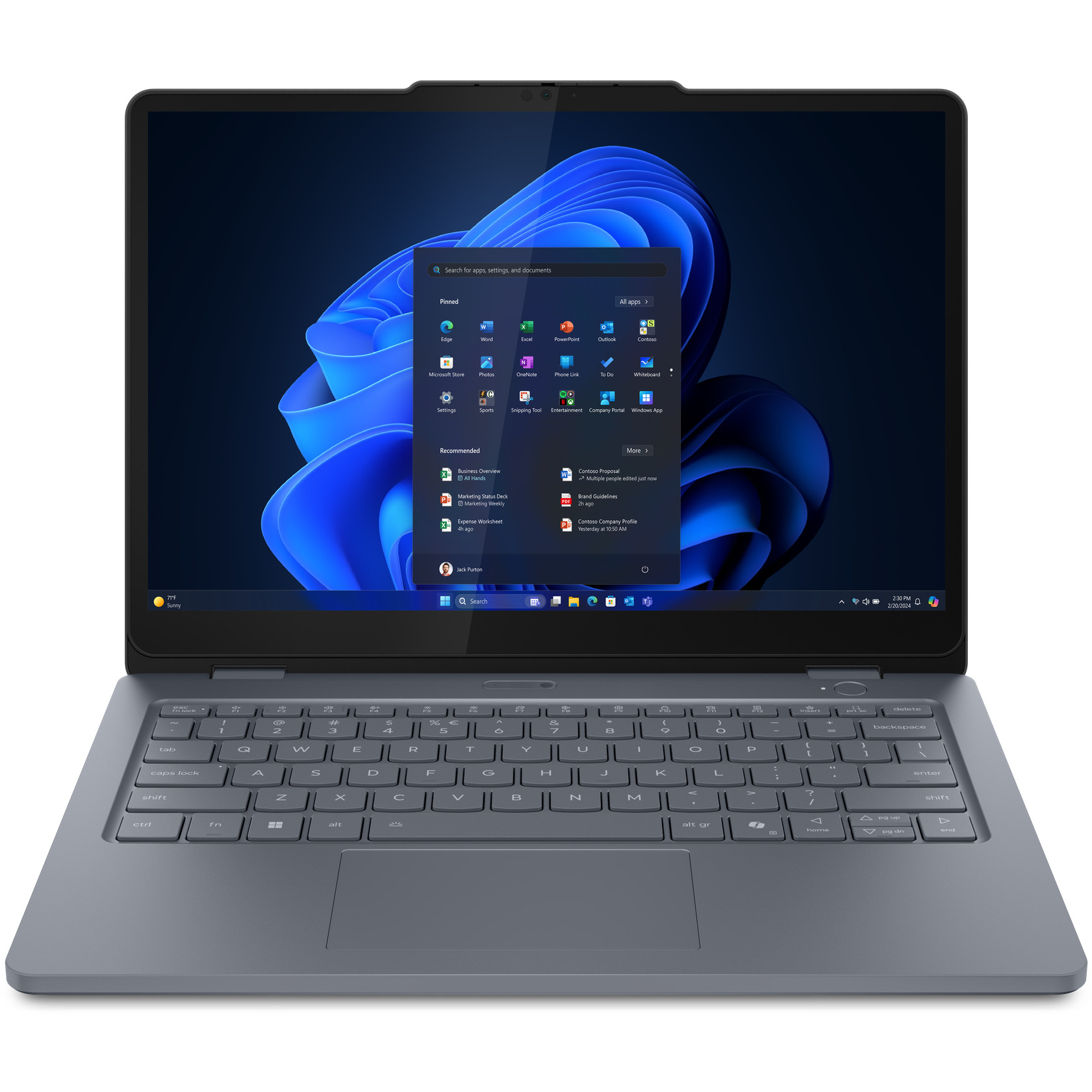Laptop LENOVO 13w 2-in-1 G3 (13.3" FHD, Core i5 120U, 16GB RAM, 512GB SSD, Windows 11 Pro, integrirani stylus, dodirni ekran) – internacionalna non HR tipkovnica