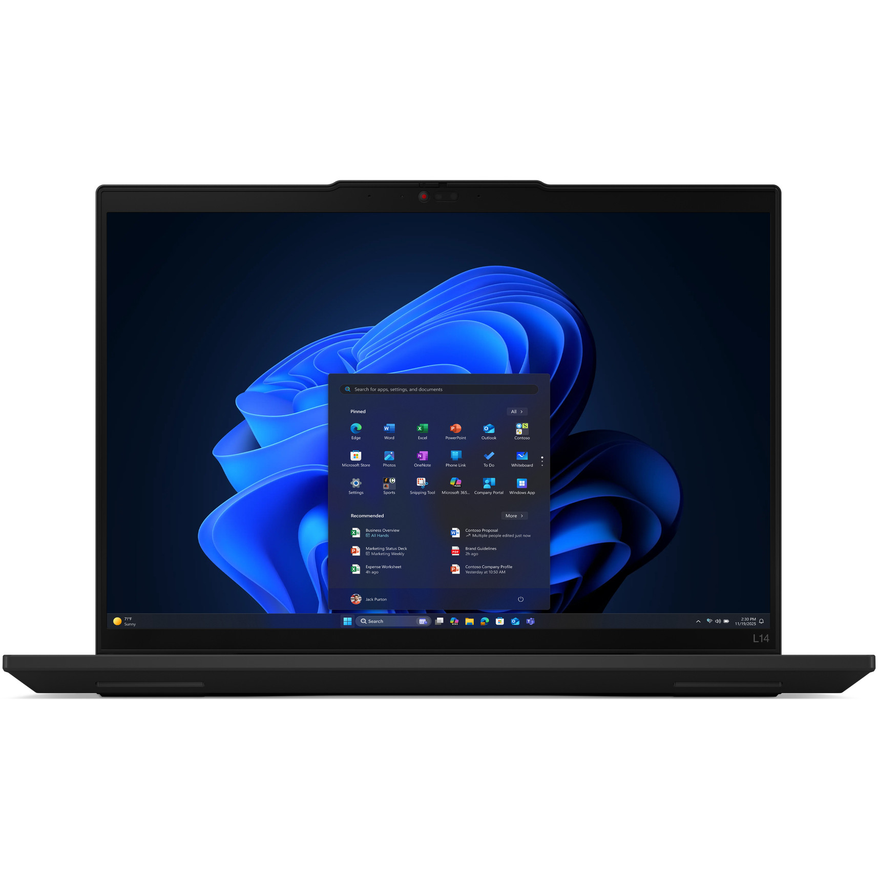 Laptop LENOVO ThinkPad L14 G6 (14" FHD, Ryzen 5 PRO, 32GB RAM, 512GB SSD, Windows 11 Pro, hrvatska tipkovnica, crna) – internacionalna non HR tipkovnica-1