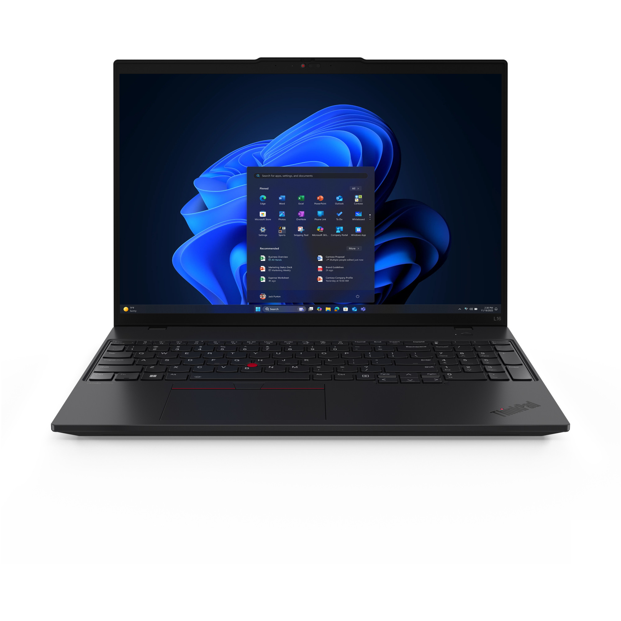 Laptop LENOVO ThinkPad L16 G2 Ryzen 5 PRO 215 (16" FHD, Ryzen 5 PRO, 32GB RAM, 1TB SSD, Windows 11 Pro, hrvatska tipkovnica, crna) – internacionalna non HR tipkovnica-0