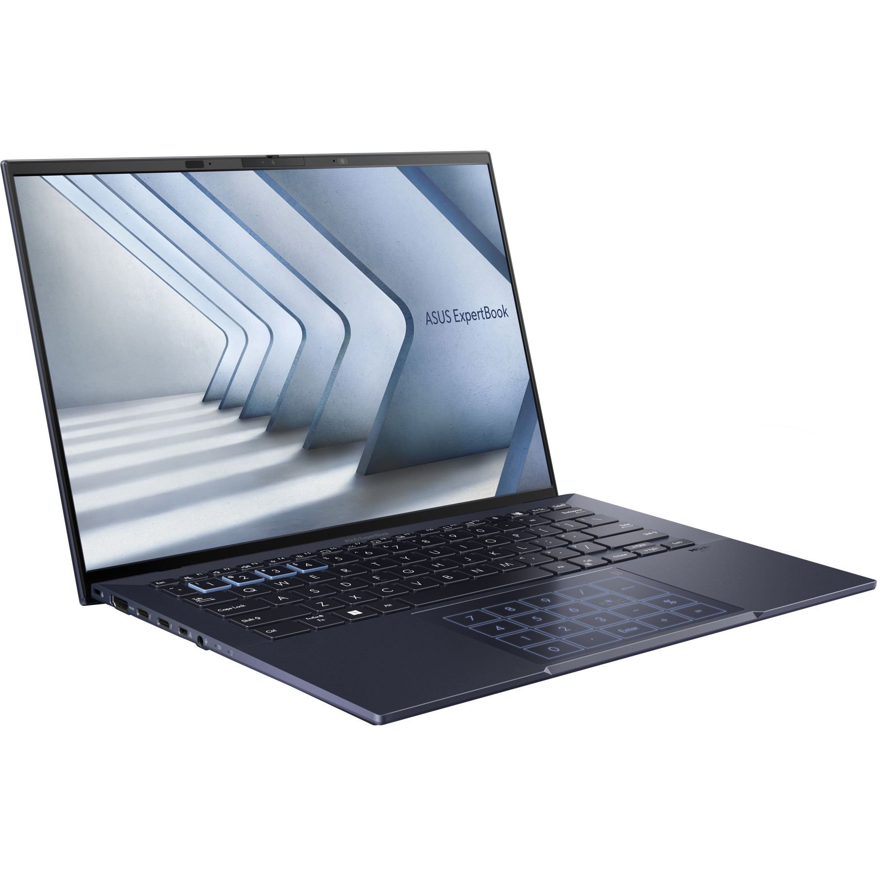 Laptop ASUS ExpertBook B9 14" C7-150U (14" FHD, Intel Core i7, 16GB RAM, 512GB SSD, Intel Iris Xe, Windows 11 Pro, hrvatska tipkovnica, srebrna) – internacionalna non HR tipkovnica-2