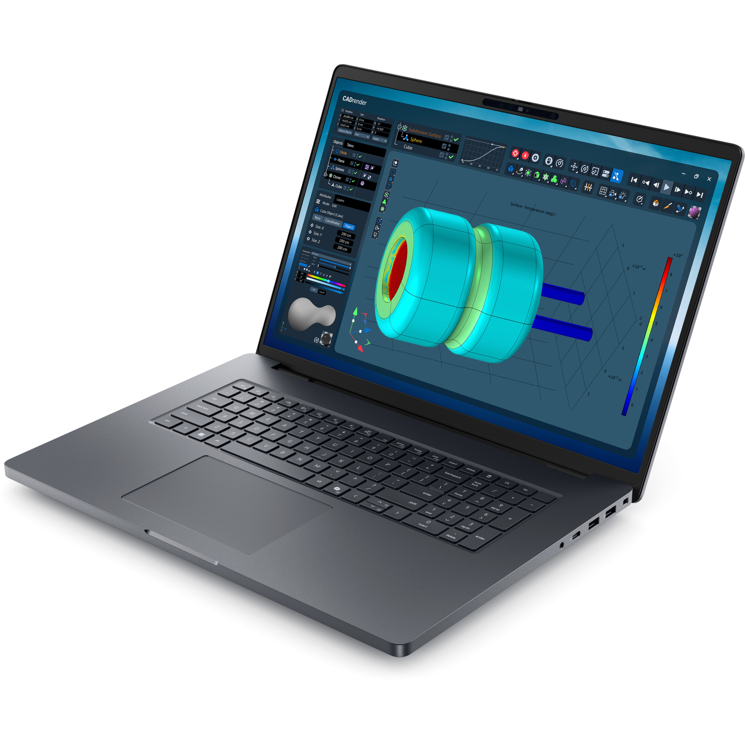 Laptop DELL PRO MAX PLUS 18 MB18250 – internacionalna non HR tipkovnica-1
