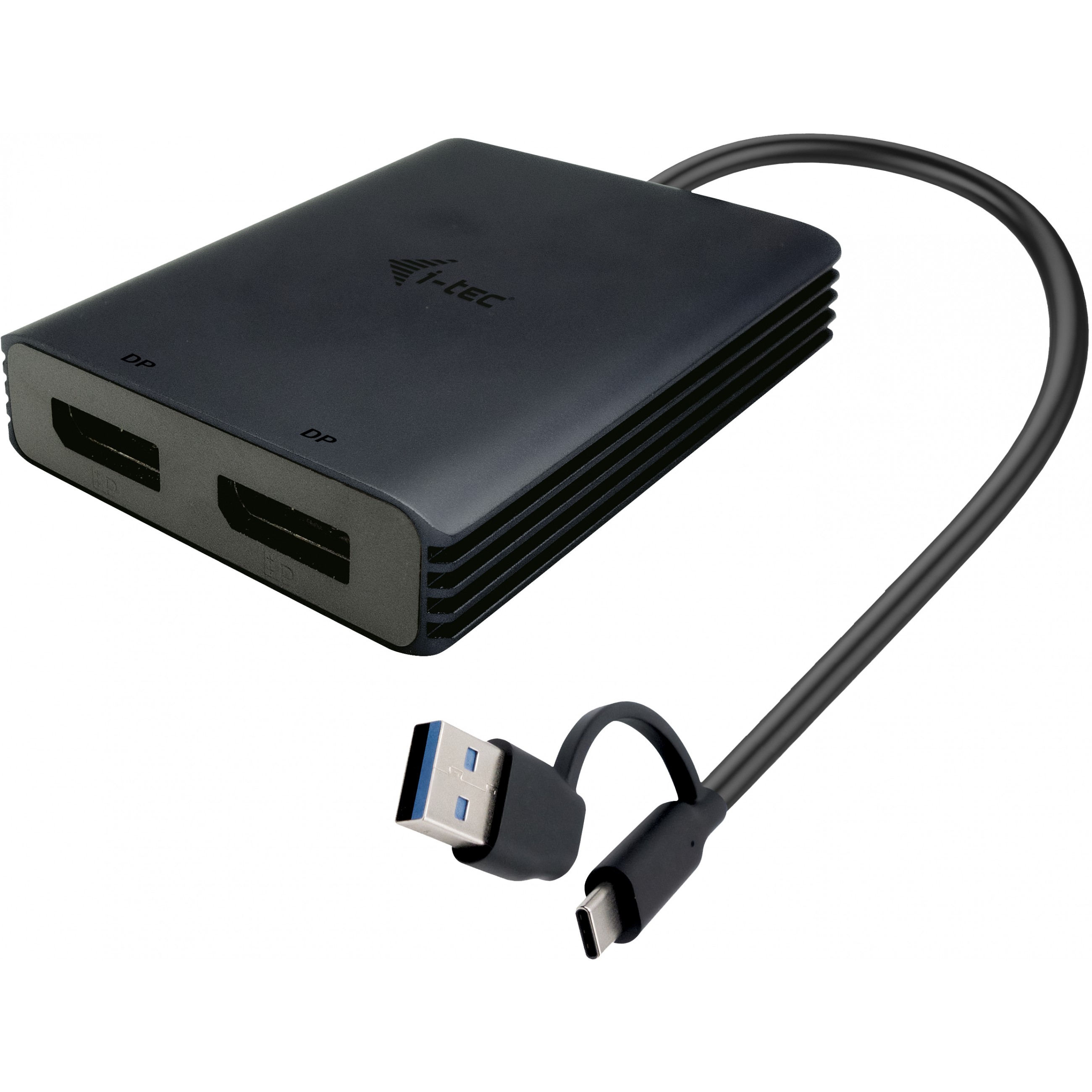 Adapter I-TEC USB-A/C 2X DP ADAPTER-0
