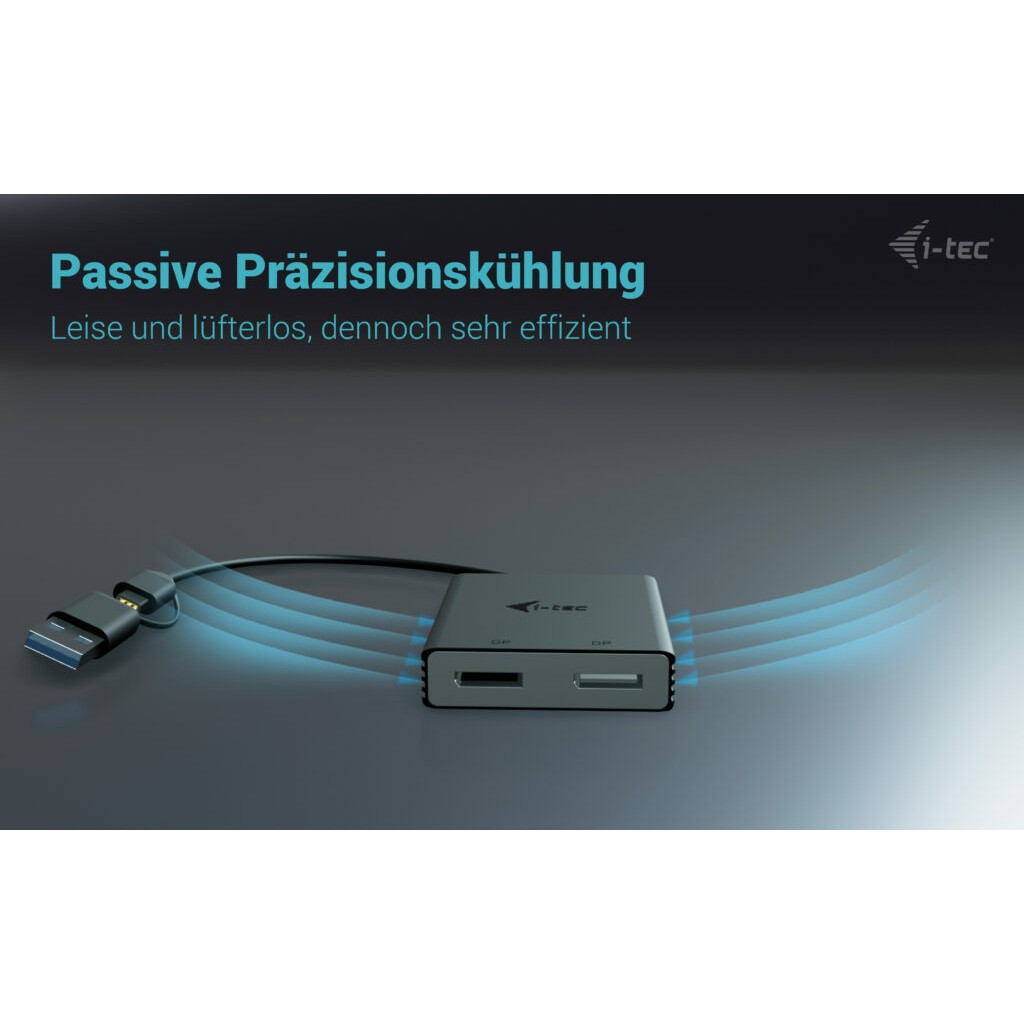 Adapter I-TEC USB-A/C 2X DP ADAPTER-6