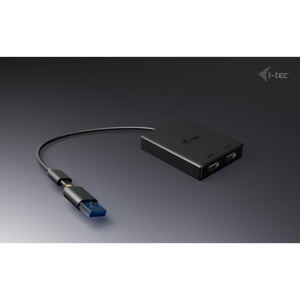 Adapter I-TEC USB-A/C 2X HDMI-1