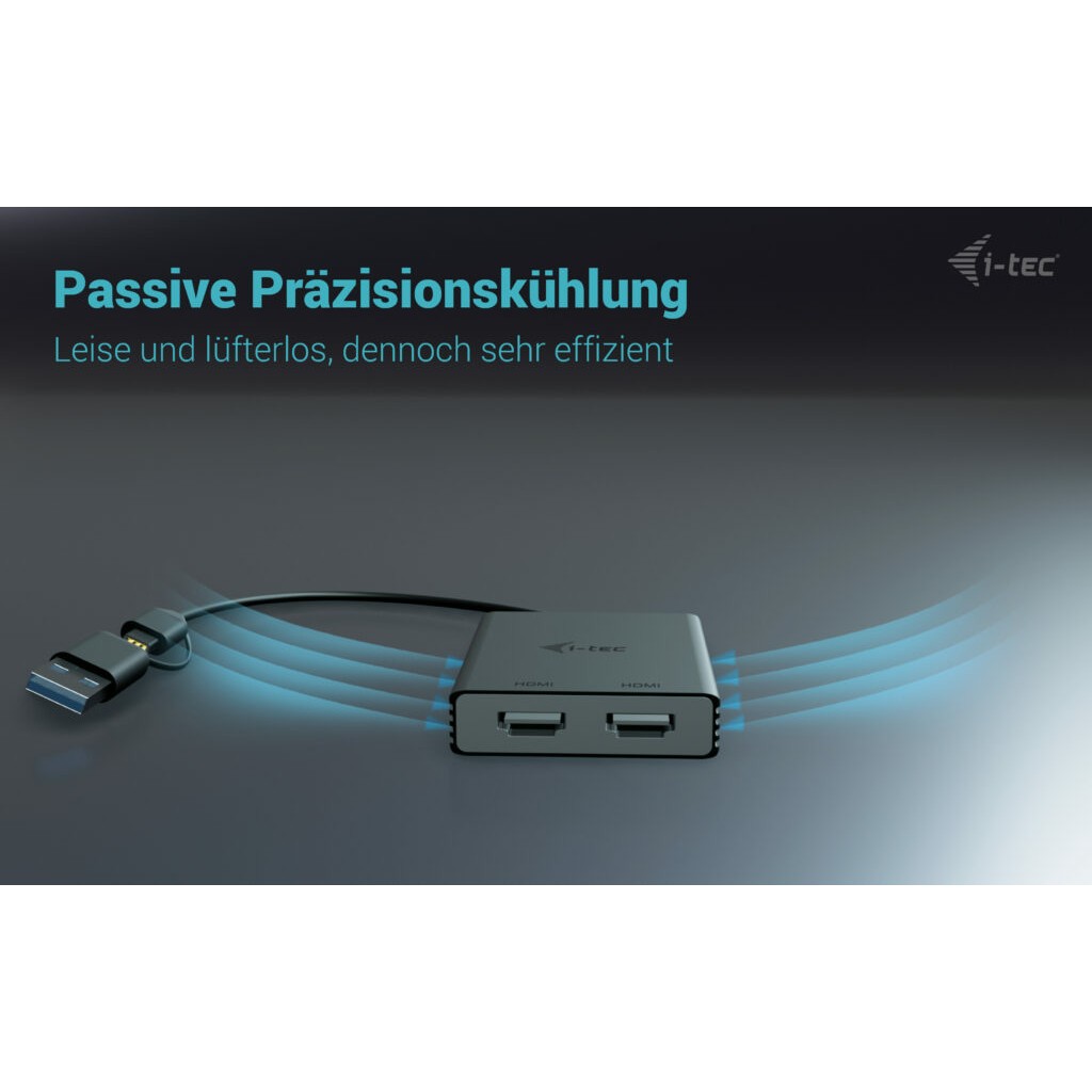 Adapter I-TEC USB-A/C 2X HDMI-6