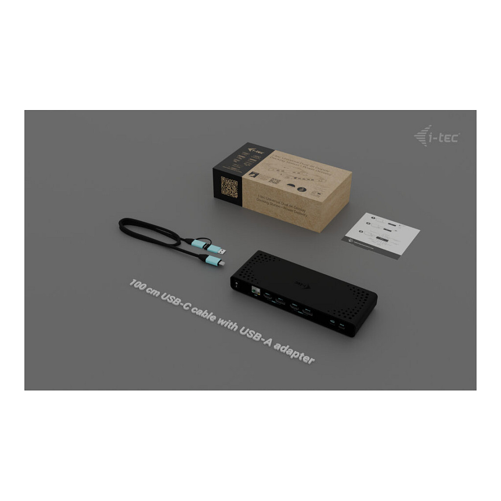 Docking stanica I-TEC UNIVERSAL DUAL 4K DOCK-3