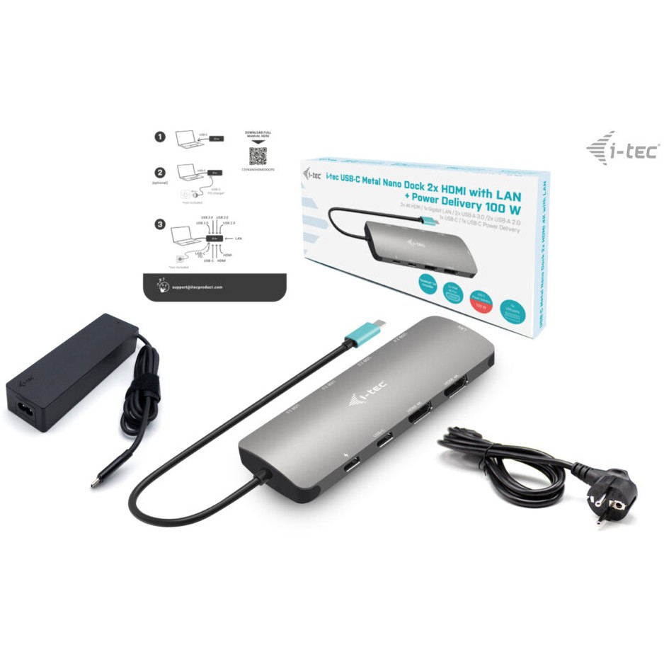 Docking stanica I-TEC Metal Nano (usb-c, 2x hdmi)-4