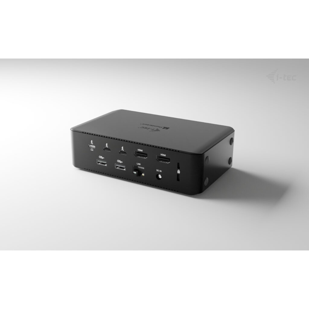 Adapter I-TEC Thunderbolt 5 Quattro Display DS 2xTB5 2xHDMI 1x2.5GLAN 1xAudio/Mic 1xUSB-C Gen2-4
