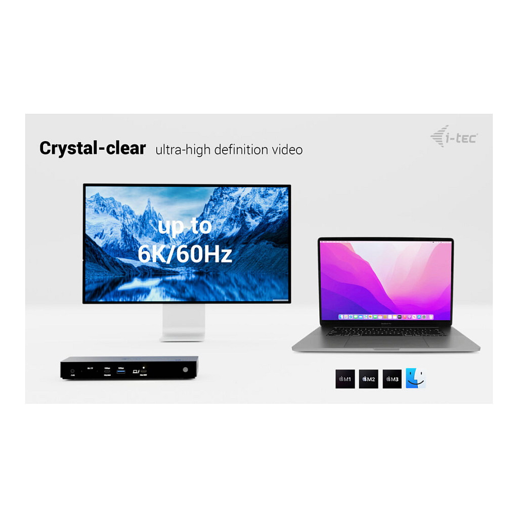 Adapter I-TEC Thunderbolt4 3xDisplay DS 2xHDMI 1xTB3 1x2.5GLAN 1xUSB-C Gen2 2xUSB-A Gen2-3