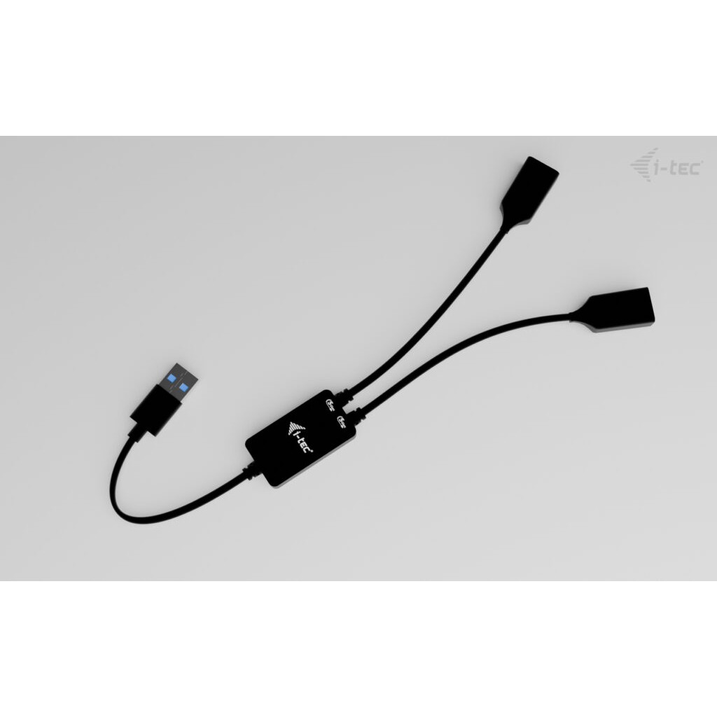 HUB I-TEC USB-A Cable 2 port 2x USB-A 3.2 Gen 1-3