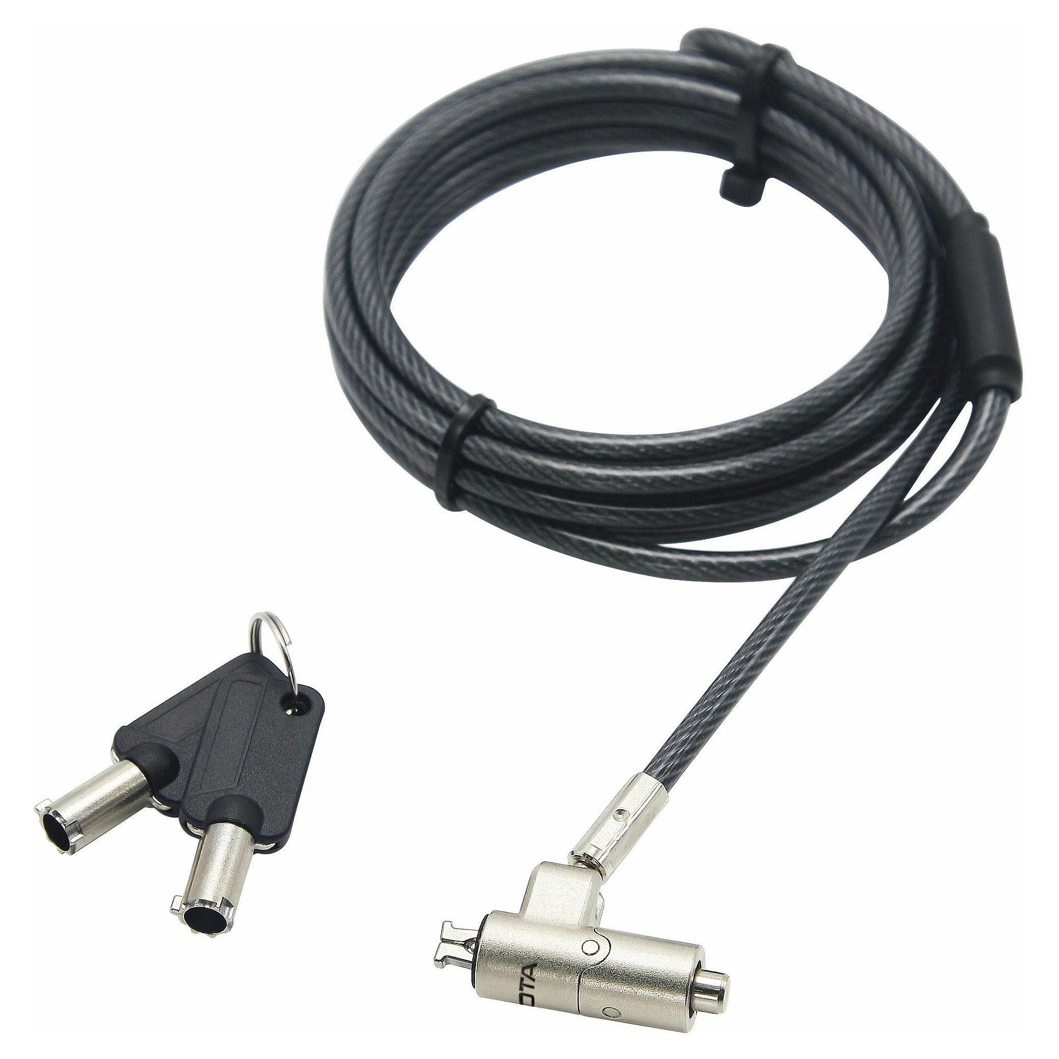 Dicota sigurnosna sajla s ključem za Nano Lock utor (2.5x6mm)-4