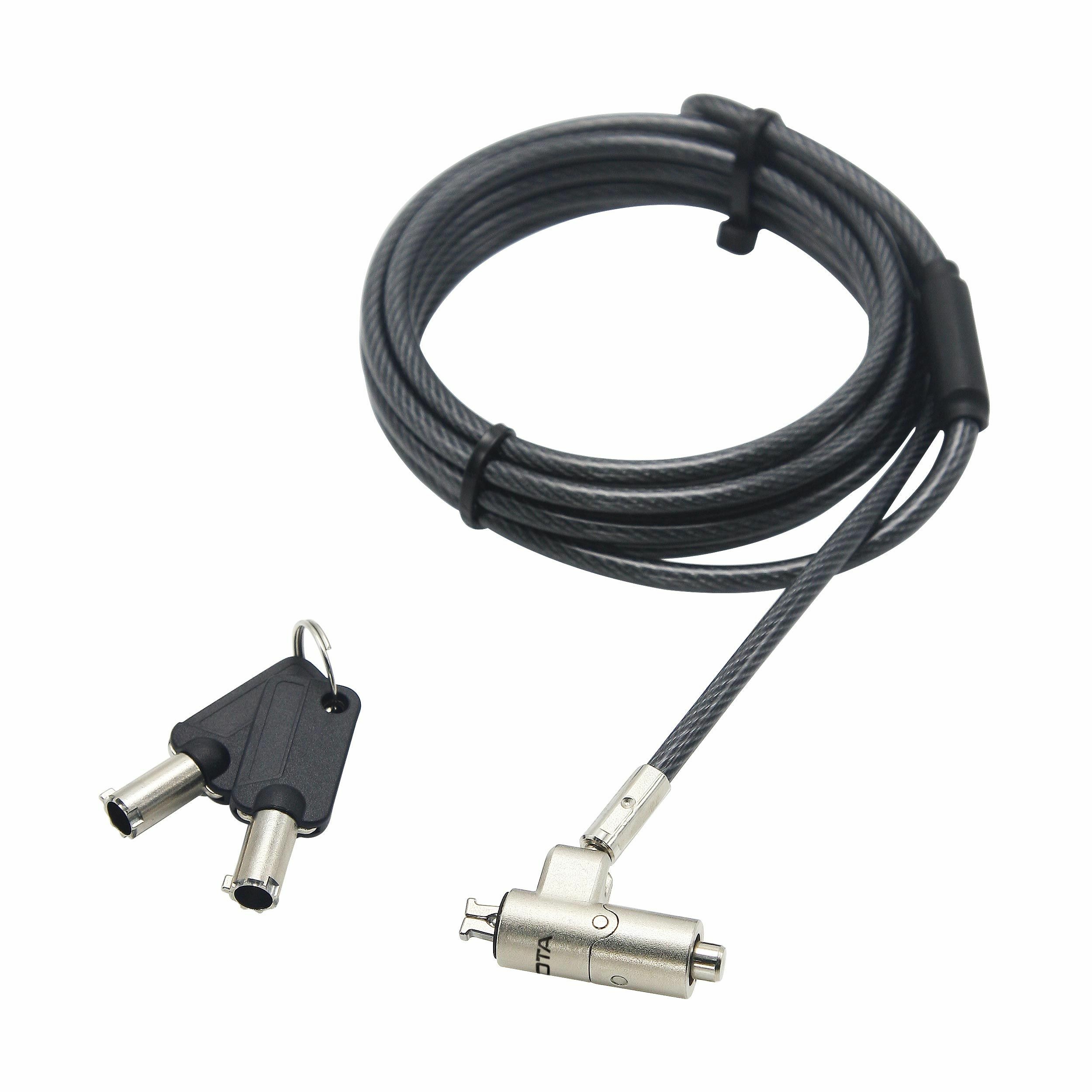 Dicota sigurnosna sajla s ključem za Nano Lock utor (2.5x6mm)-0