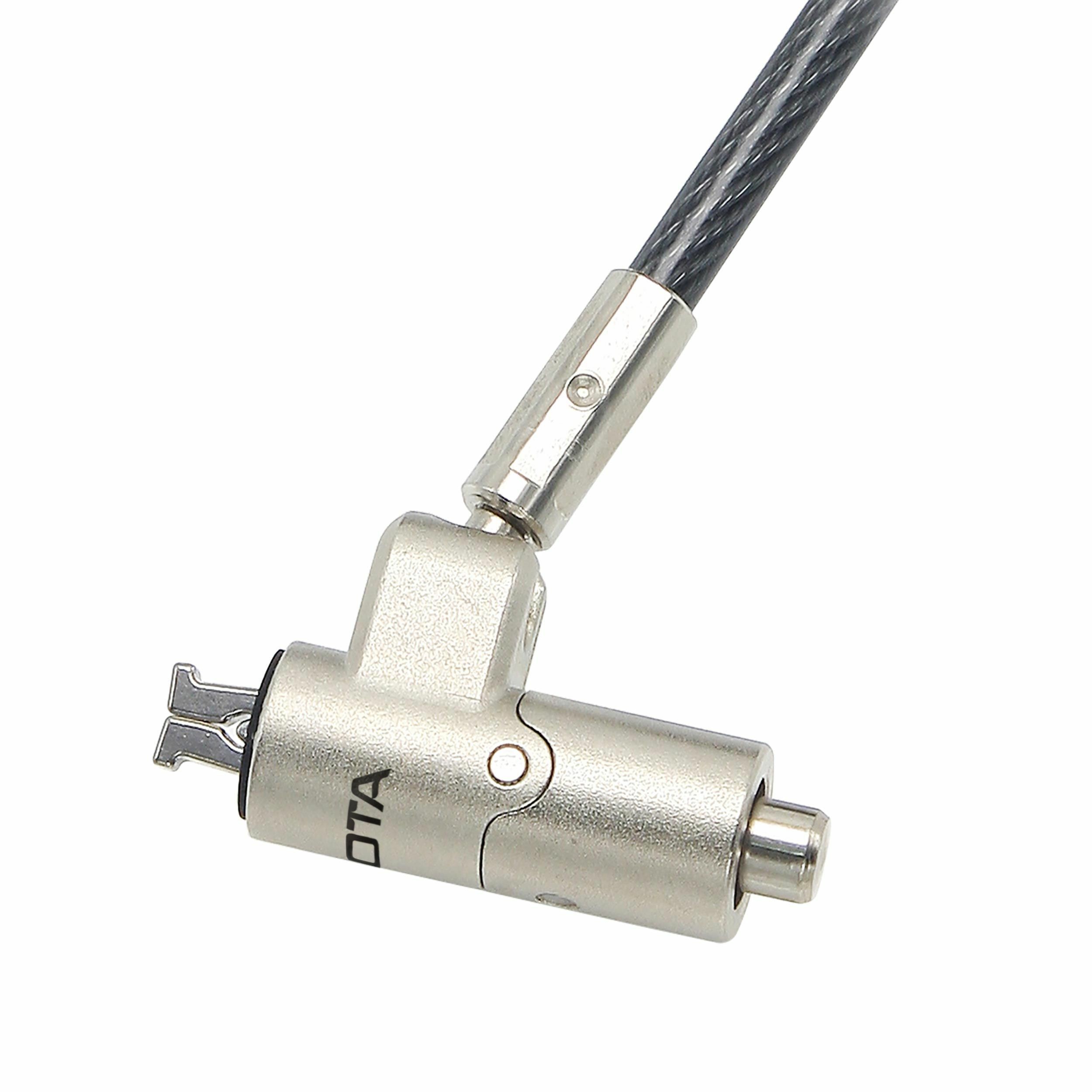 Dicota sigurnosna sajla s ključem za Nano Lock utor (2.5x6mm)-2