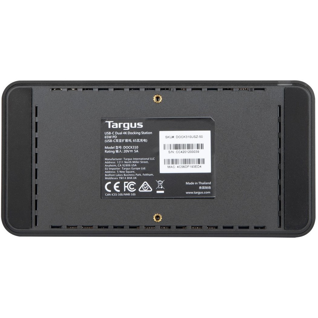 Docking station TARGUS DOCK310EUZ USB-C-4