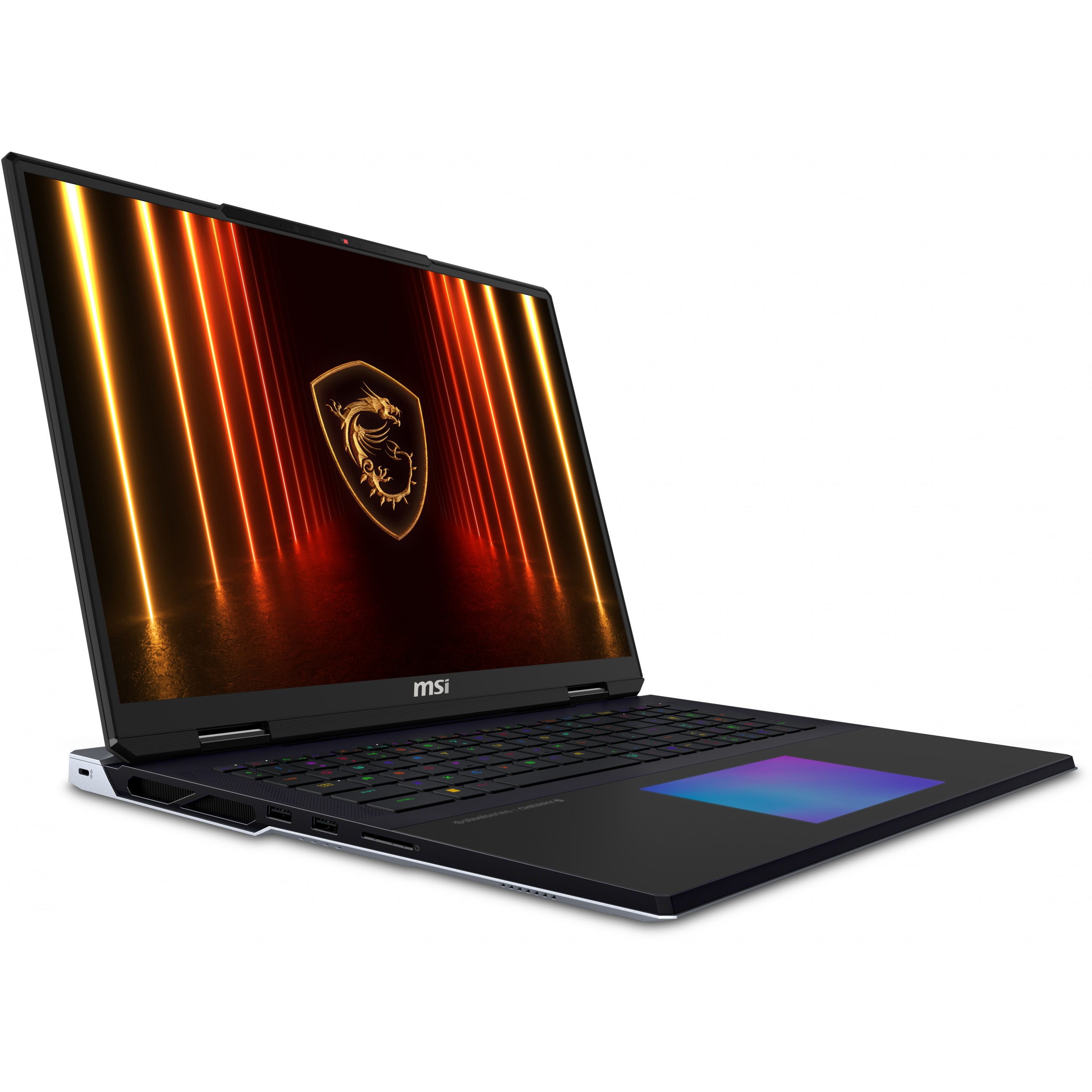 Laptop MSI Titan 18 HX AI A2XWJG-656 CU 9 285HX RTX 5090 64GB DDR5 6TBSSD W11P black silver – internacionalna non HR tipkovnica-1