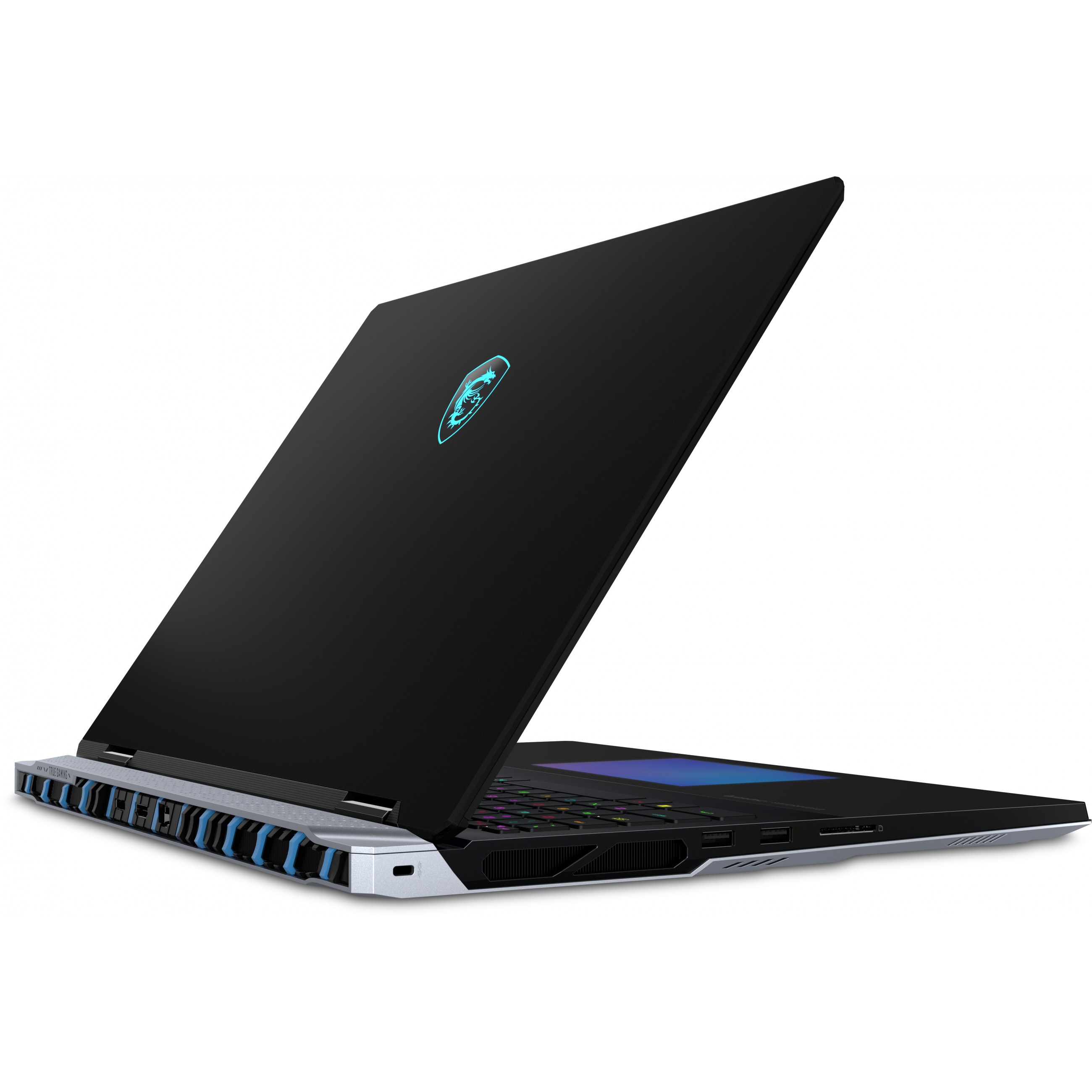 Laptop MSI Titan 18 HX AI A2XWJG-656 CU 9 285HX RTX 5090 64GB DDR5 6TBSSD W11P black silver – internacionalna non HR tipkovnica-3