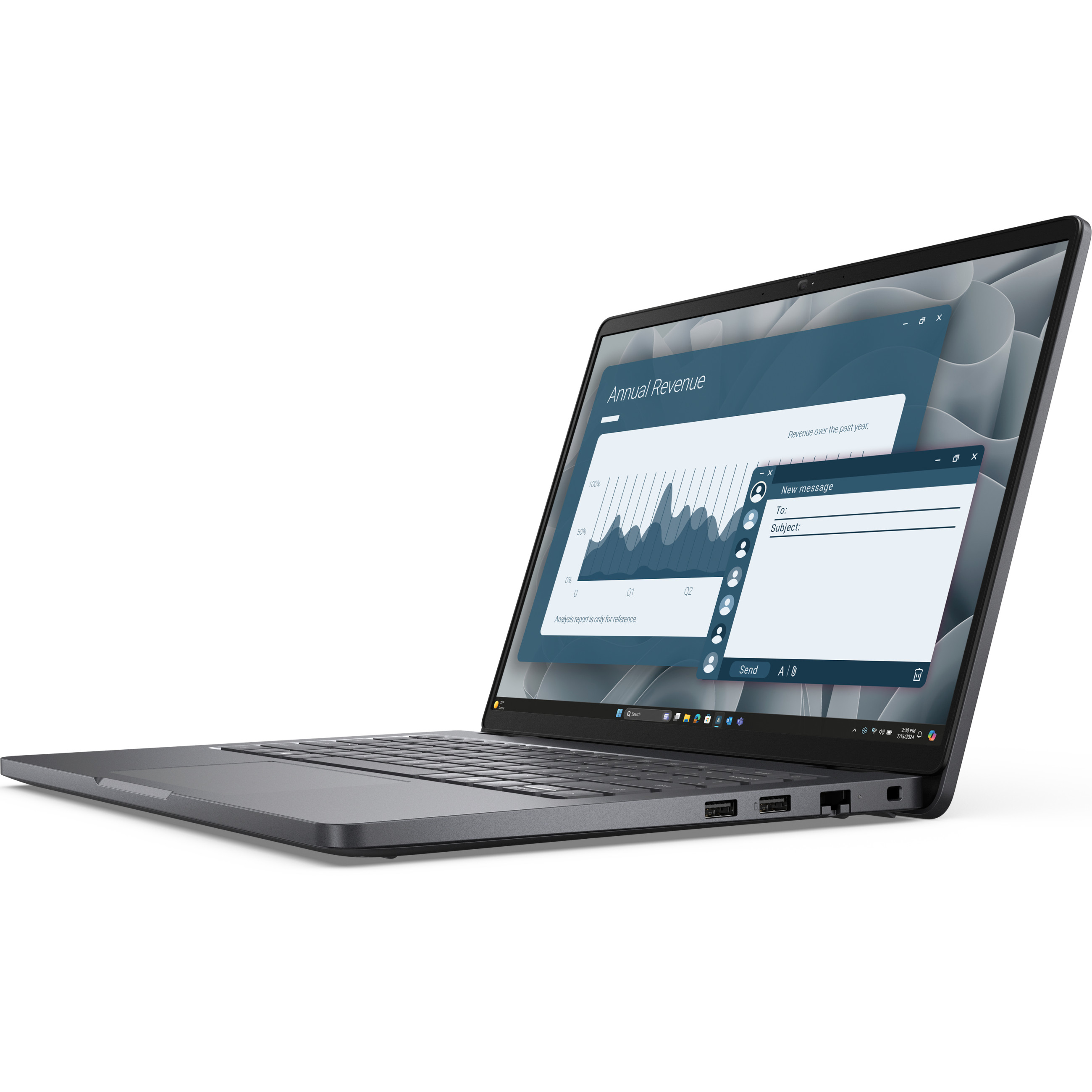 Laptop DELL Pro 14 PC14255 (14" FHD+, AMD Ryzen 5 PRO 215, 16GB RAM, 512GB SSD, Windows 11 Pro) – internacionalna non HR tipkovnica-2