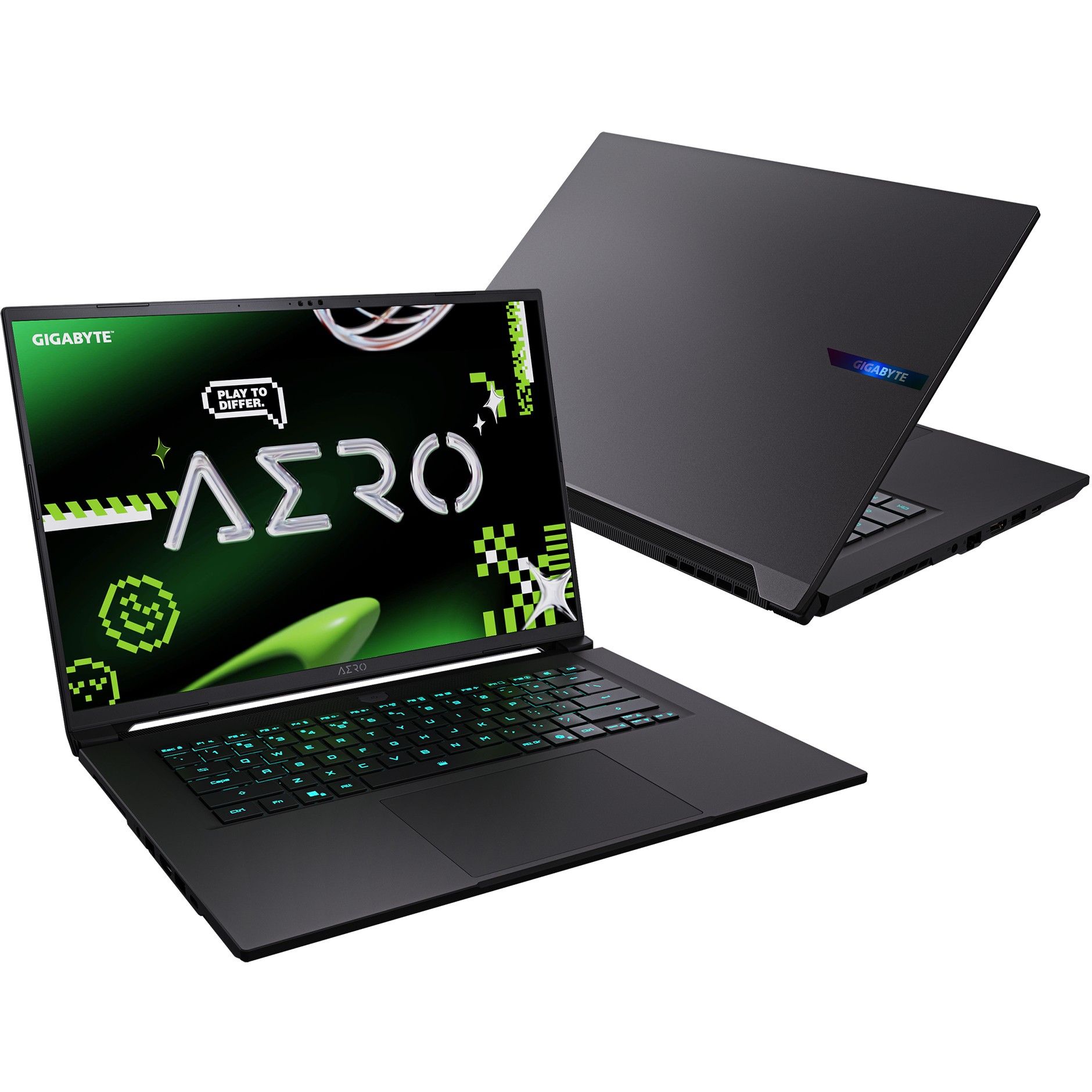 Laptop GIGABYTE Aero X16 1VH93DEC64AH (16" ekran, 2560x1600, AMD Ryzen 7 3500H, 16GB RAM, 1TB SSD, NVIDIA GeForce RTX 3060, Windows 10, hrvatska tipkovnica, crna) – internacionalna non HR tipkovnica-1