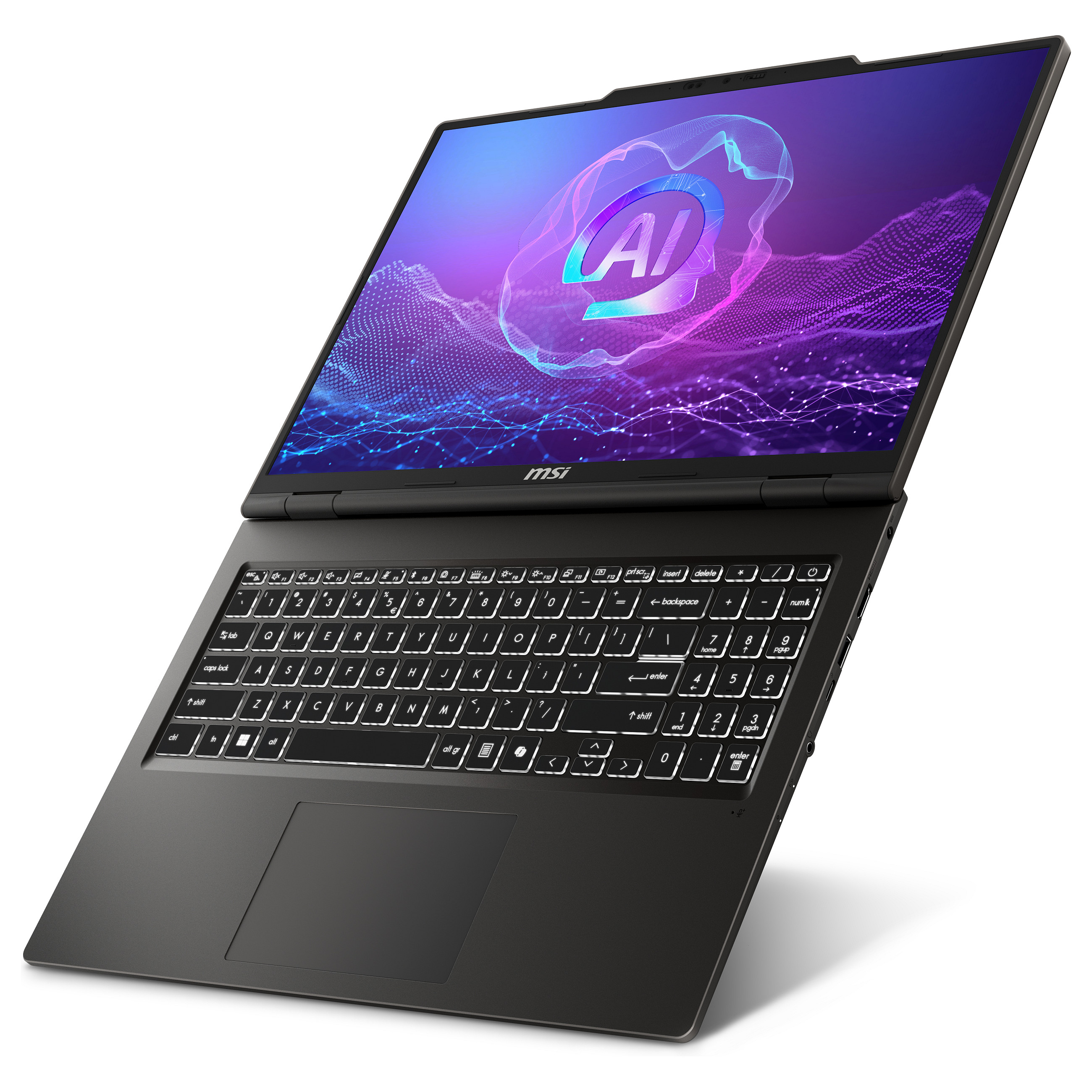 Laptop MSI VenturePro A16 AI+ A3HWEG-003 (40.7 cm, 2560 x 1600, AMD Ryzen™ 7, 16GB RAM, 1TB SSD, AMD Radeon, Windows 11, hrvatska tipkovnica, siva) – internacionalna non HR tipkovnica-2