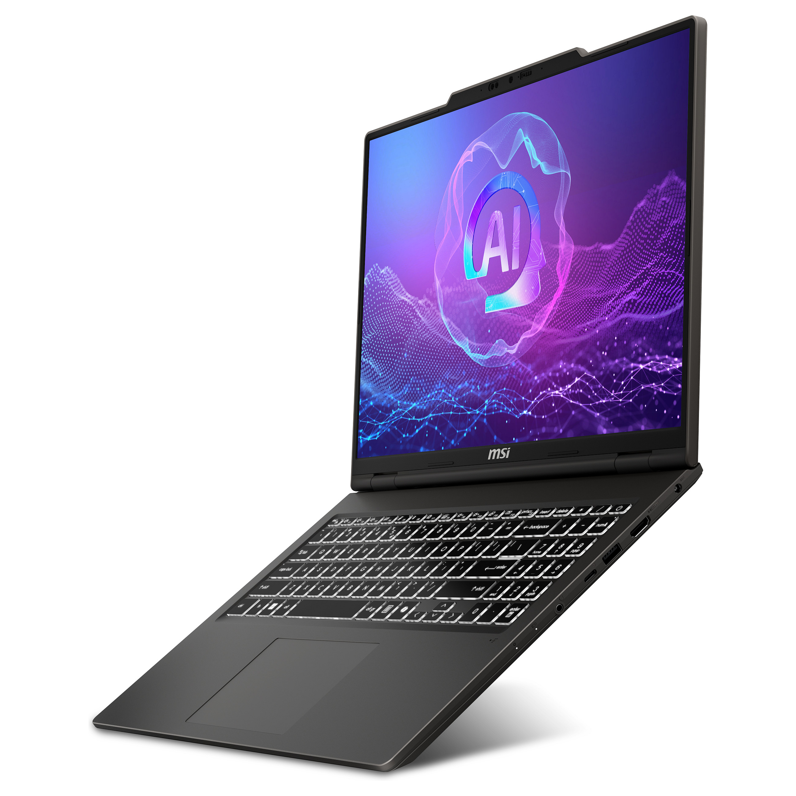 Laptop MSI VenturePro A16 AI+ A3HWEG-003 (40.7 cm, 2560 x 1600, AMD Ryzen™ 7, 16GB RAM, 1TB SSD, AMD Radeon, Windows 11, hrvatska tipkovnica, siva) – internacionalna non HR tipkovnica-16
