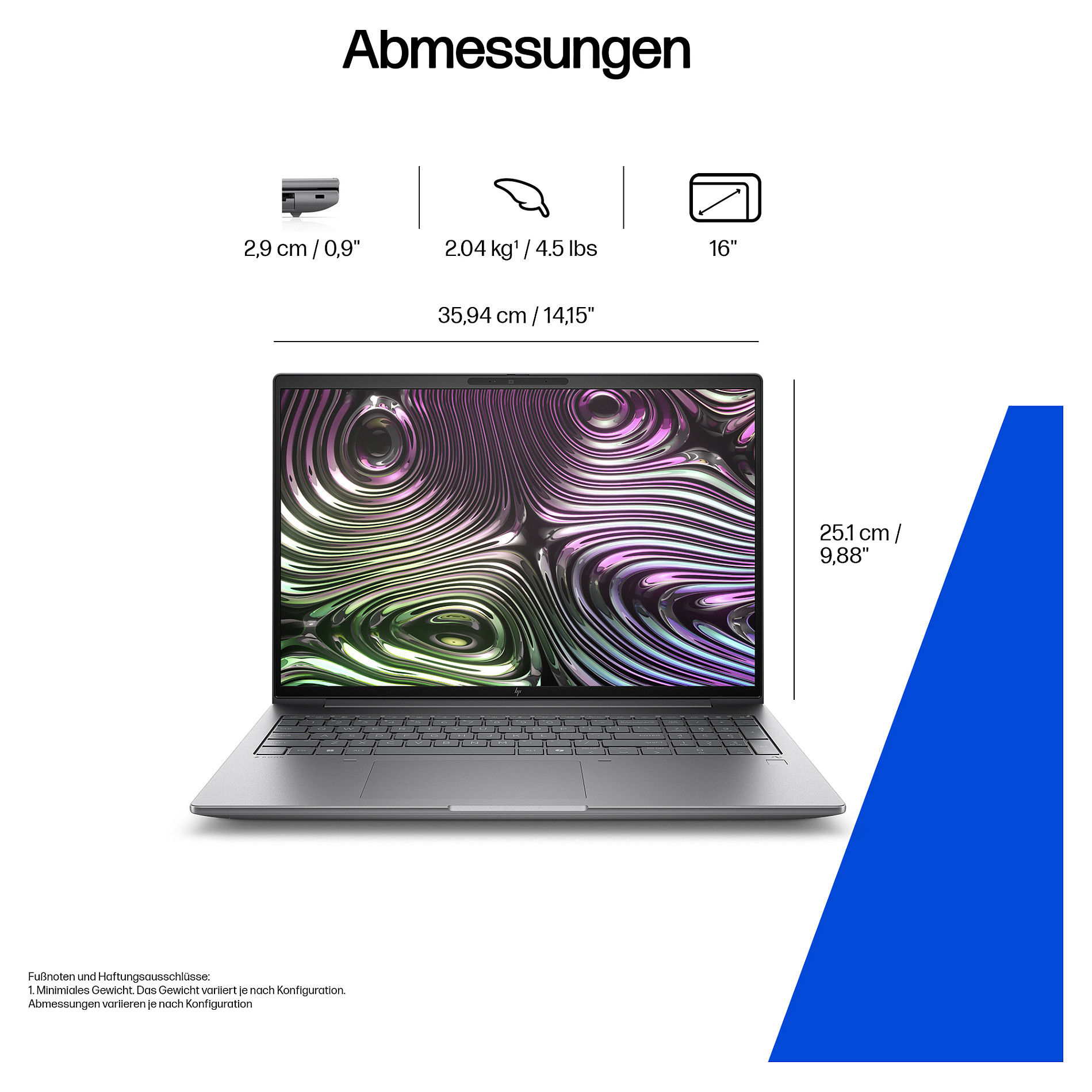 Laptop HP ZBook X G1i (40.64 cm, WUXGA, Intel Core Ultra 7, 32GB RAM, 1TB SSD, NVIDIA RTX PRO 2000 8GB, Windows 11 Pro) – internacionalna non HR tipkovnica-12