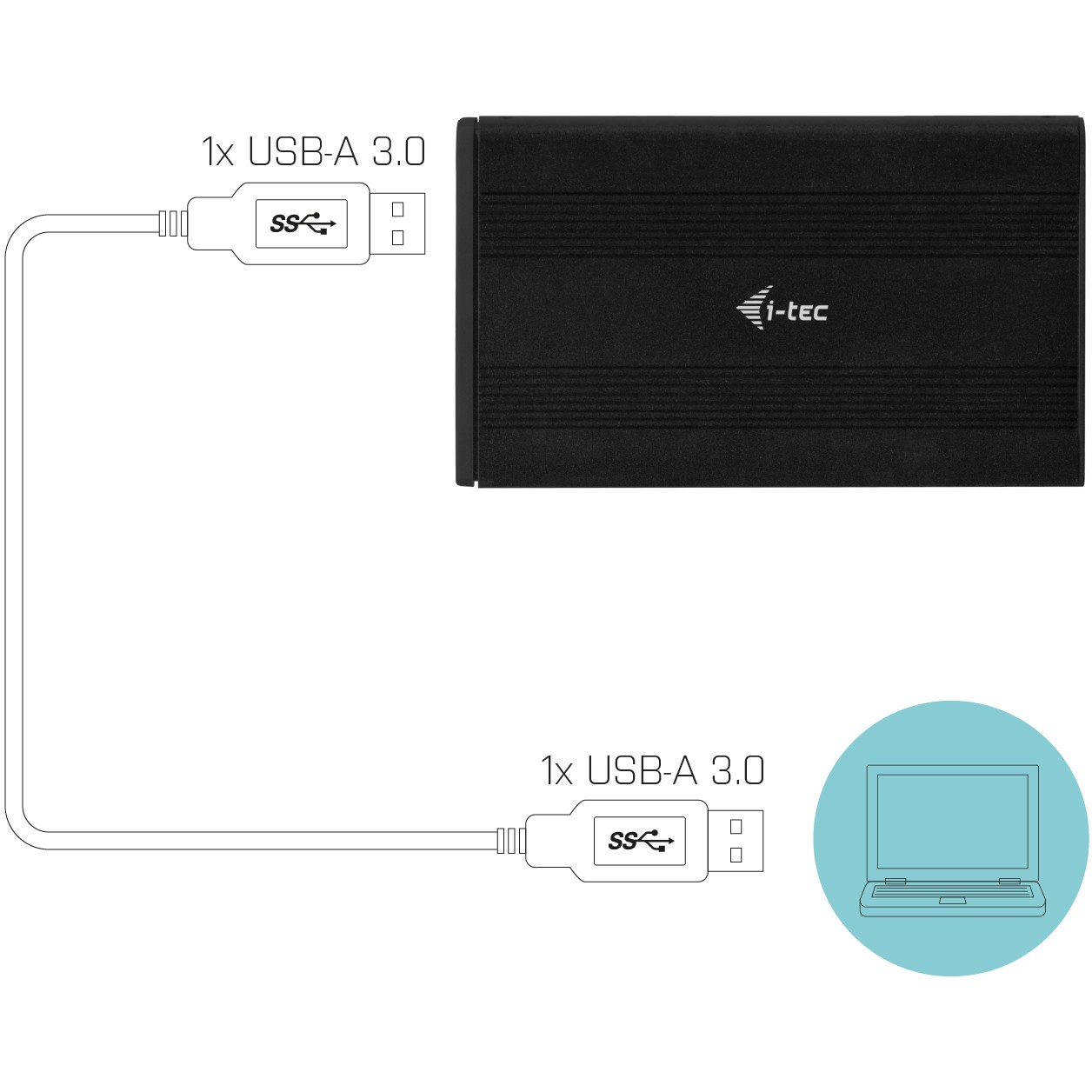 Kućište za vanjski HDD I-TEC USB EXTERNAL CASE 2.5IN-9