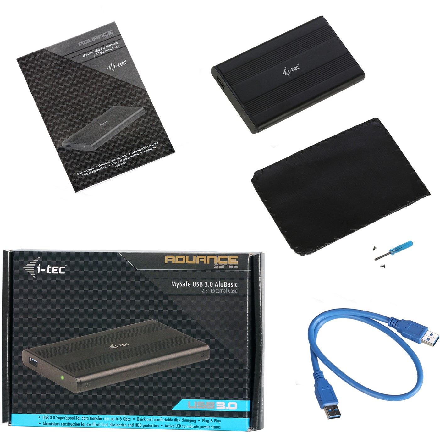 Kućište za vanjski HDD I-TEC USB EXTERNAL CASE 2.5IN-10