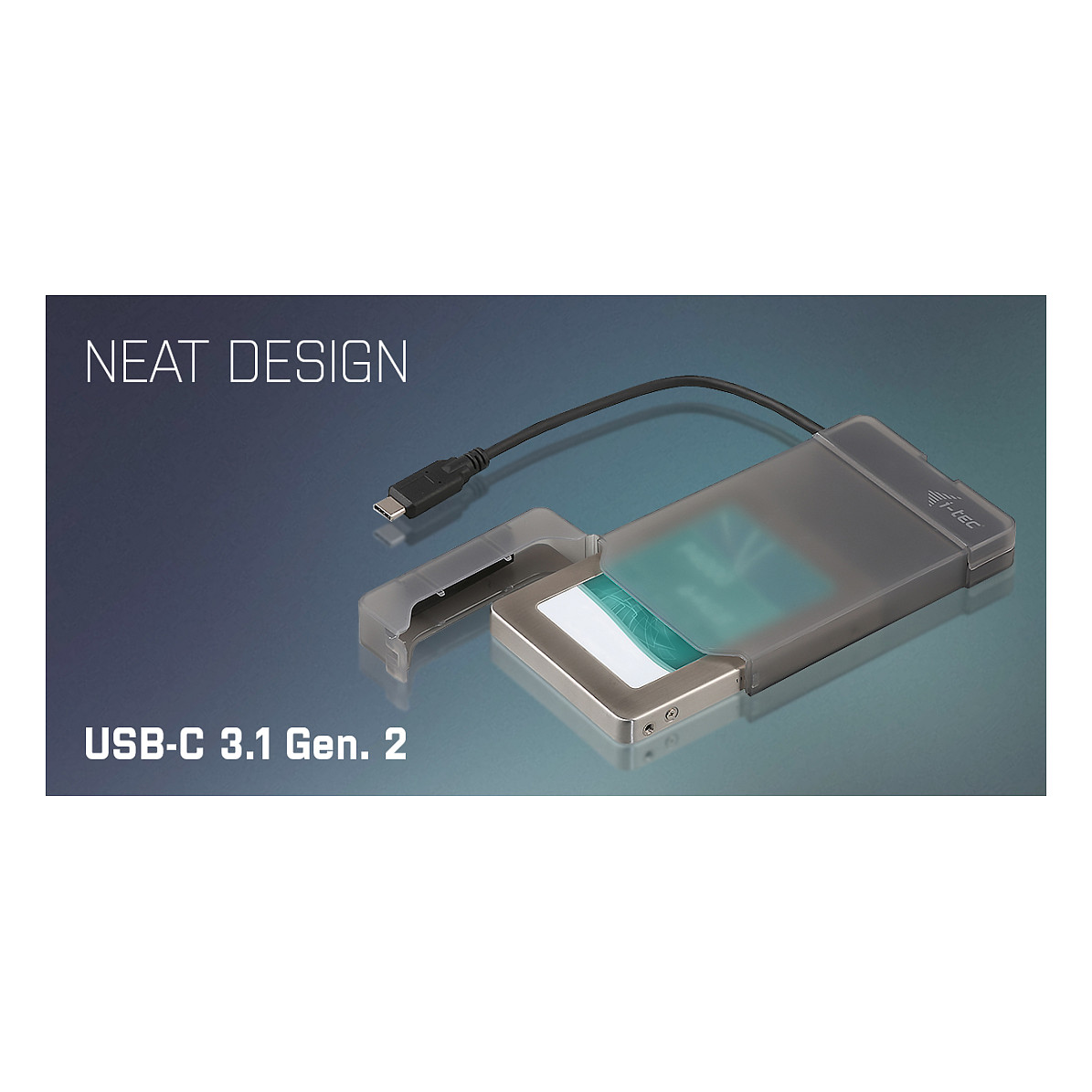 Kućište za vanjski SSD I-TEC USB-C EXTERNAL CASE 2.5IN-11
