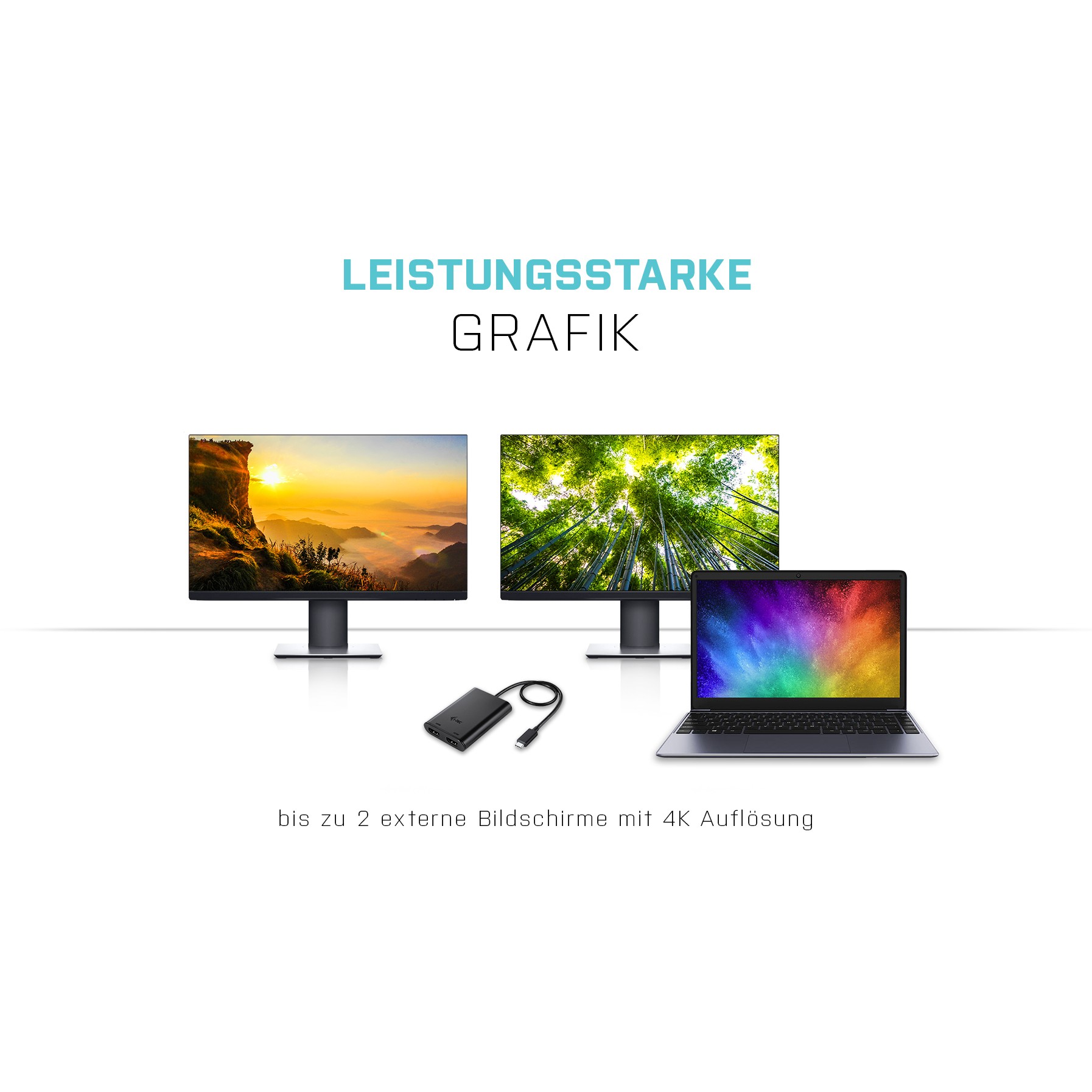 Adapter I-TEC USB-C 4K DUAL HDMI-9