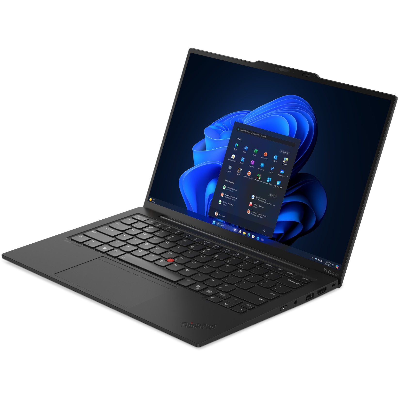 Laptop LENOVO X1 Carbon G13 14" Ultra7 258V (32GB RAM, 1TB SSD, WUXGA, 5G, Windows 11 Pro) – internacionalna non HR tipkovnica-1