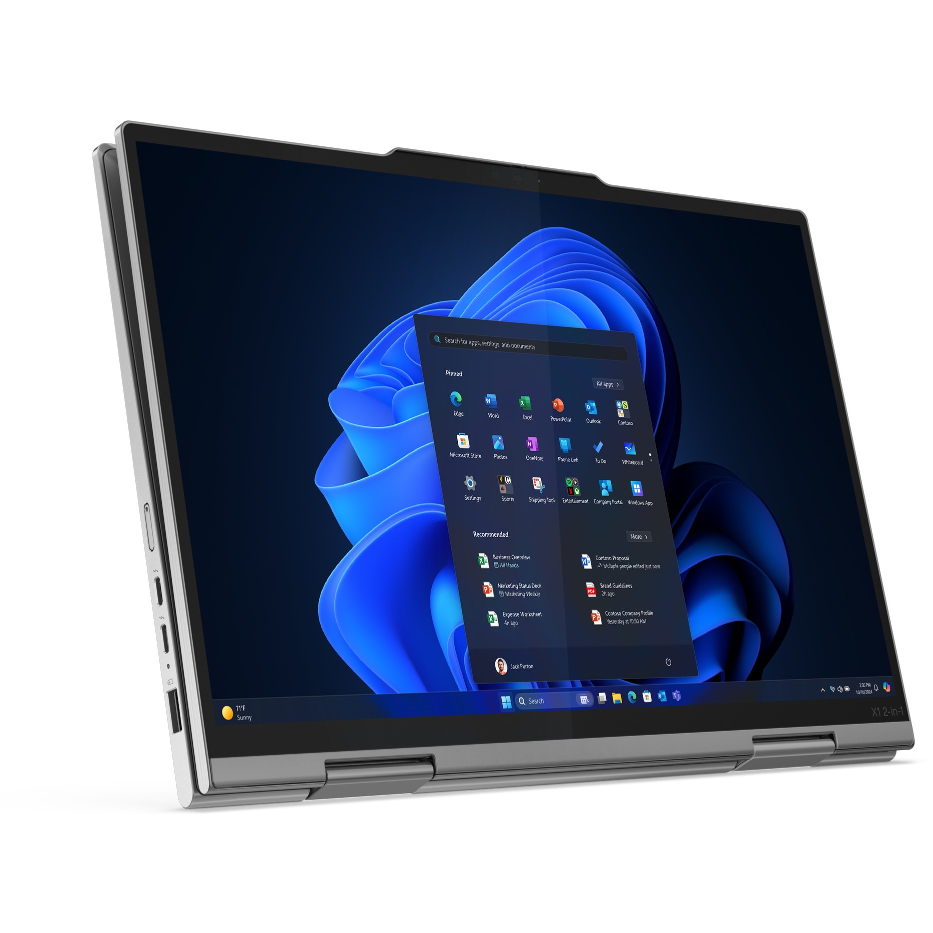 Laptop LENOVO X1 2in1 G10 14" Ultra7 255U (14" WUXGA, procesor Ultra7, 32GB RAM, 1TB SSD, 4G, Windows 11 Pro) – internacionalna non HR tipkovnica-18
