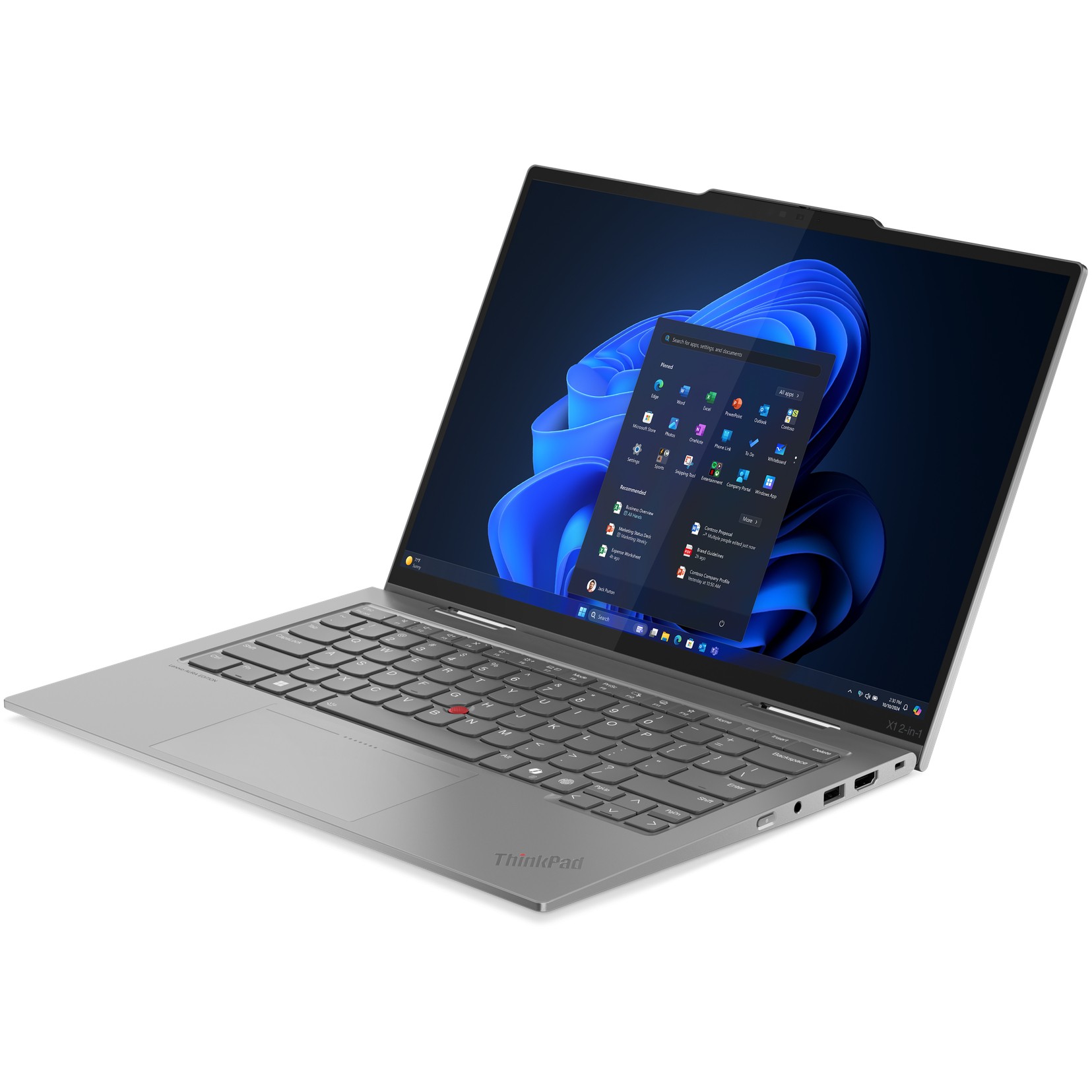 Laptop LENOVO X1 2in1 G10 14" Ultra7 258V (2.8K, 5G, 32GB RAM, 1TB SSD, Windows 11 Pro) – internacionalna non HR tipkovnica-14