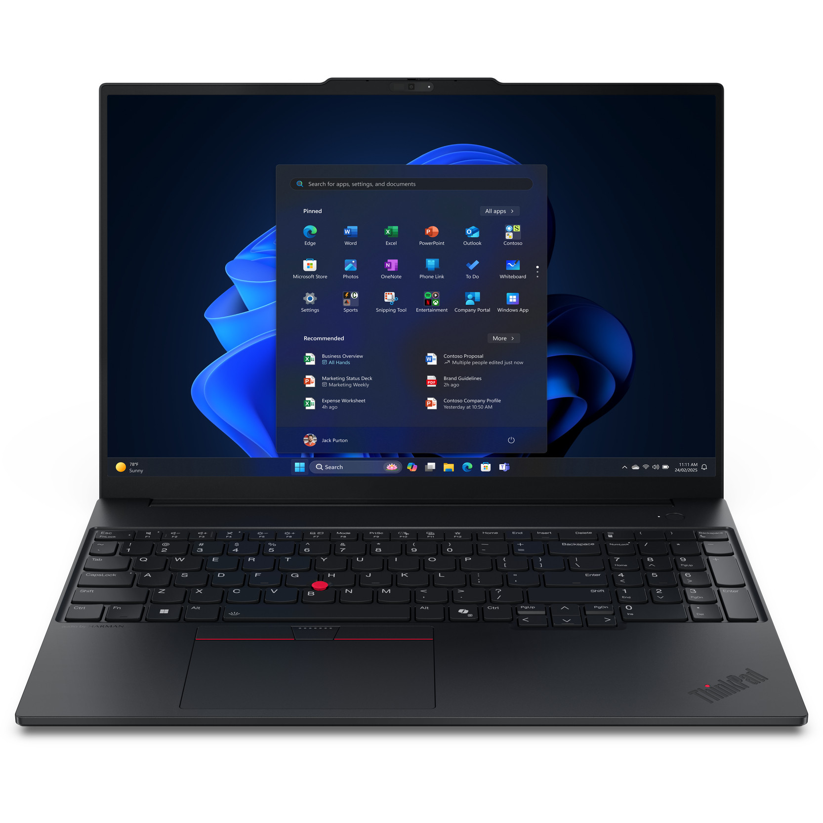 Laptop LENOVO ThinkPad E16 AMD G3 (16" WUXGA, R7-250, 16GB RAM, 512GB SSD, Windows 11 Pro) - internacionalna non HR tipkovnica-0