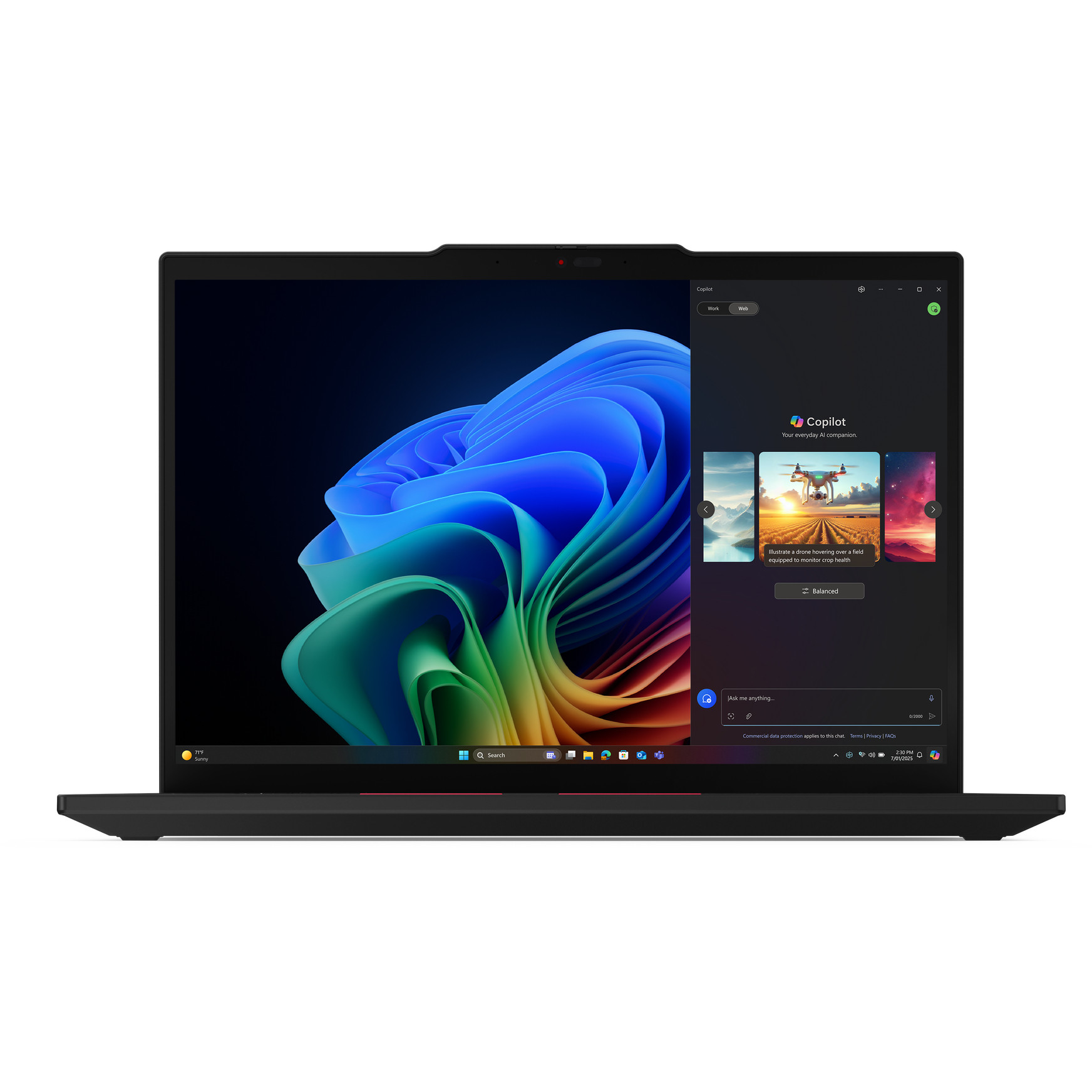 Laptop LENOVO ThinkPad T14 AMD G6 14" (rezolucija WUXGA, procesor AMD Ryzen 5, RAM 32GB, SSD 1TB, OS Windows 11 Pro) – internacionalna non HR tipkovnica-1