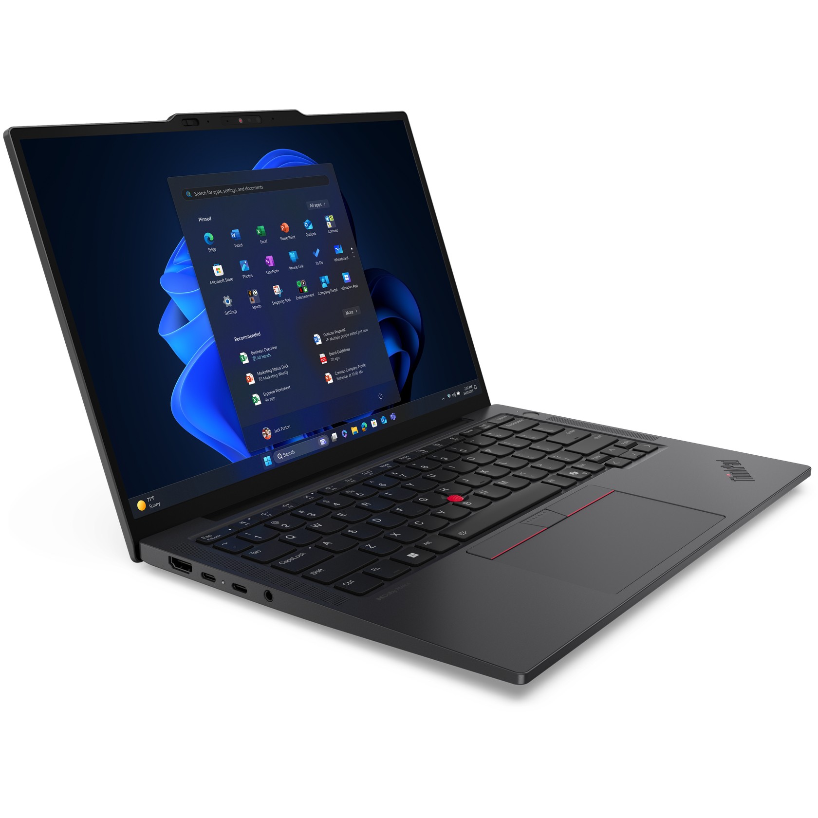 Laptop LENOVO ThinkPad X13 G6 (13" Ultra7, 2560x1600, Intel Core i7, 32GB RAM, 1TB SSD, 5G, Windows 11 Pro, hrvatska tipkovnica, crna boja) – internacionalna non HR tipkovnica-10