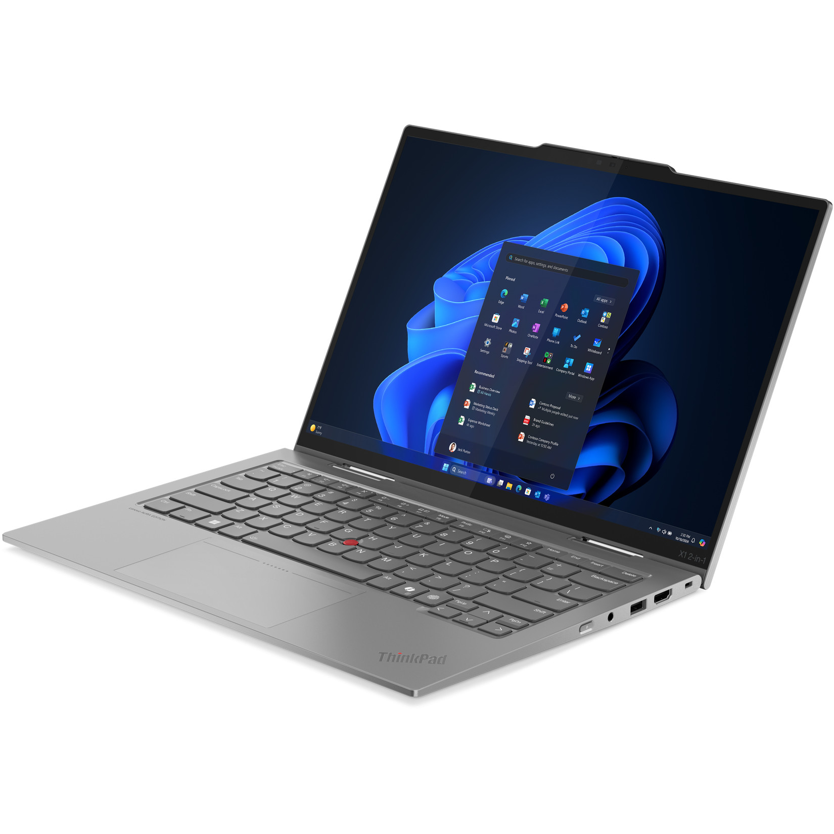 Laptop LENOVO X1 2in1 G10 14" Ultra7 258V (14" FHD, Intel Core i7, 32GB RAM, 1TB SSD, Windows 11 Pro) – internacionalna non HR tipkovnica-14