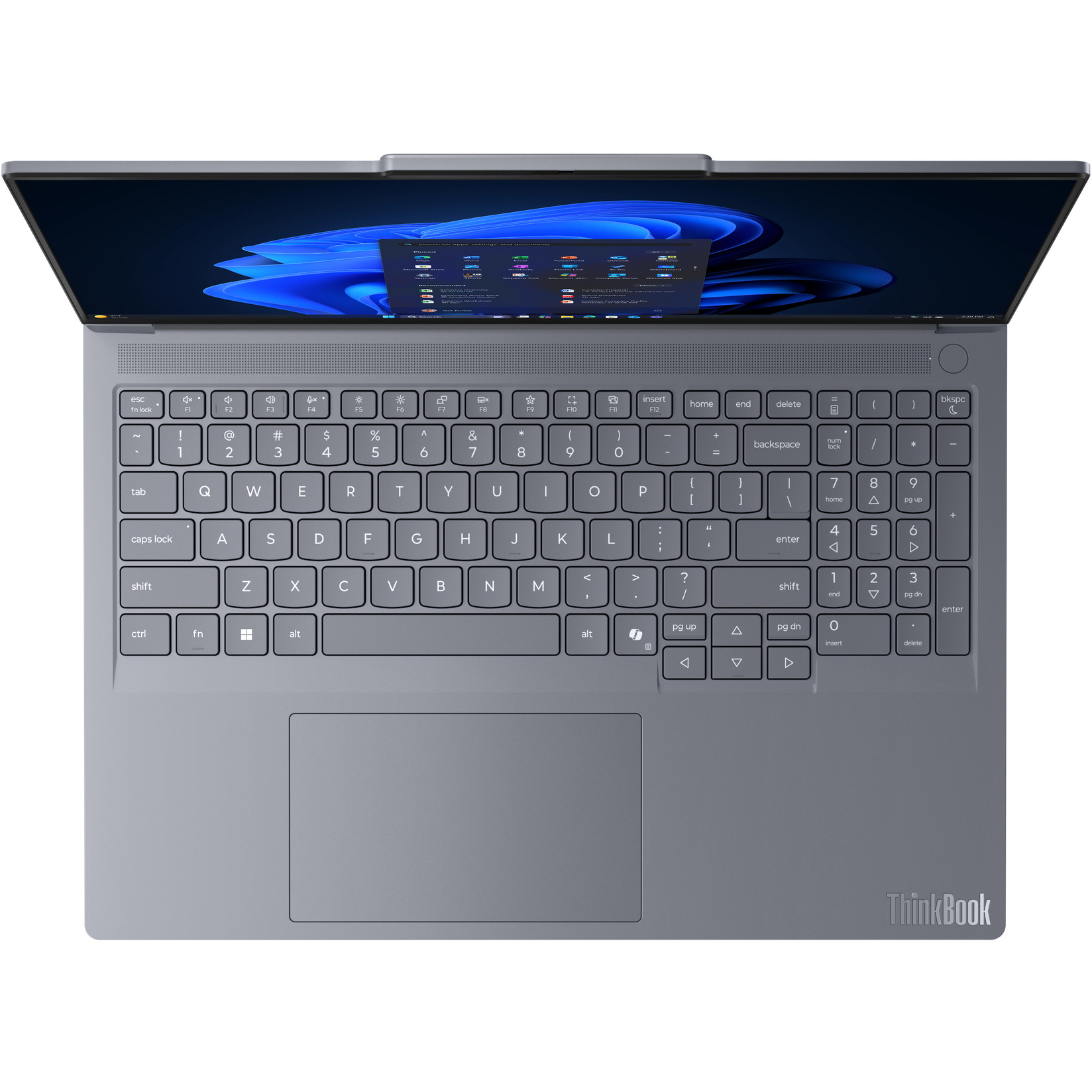 Laptop LENOVO ThinkBook 16p AMD G6 (16.0" WQXGA, R9 8940HX, 64GB RAM, 1TB SSD, Win 11 Pro, Luna Grey) – internacionalna non HR tipkovnica-12