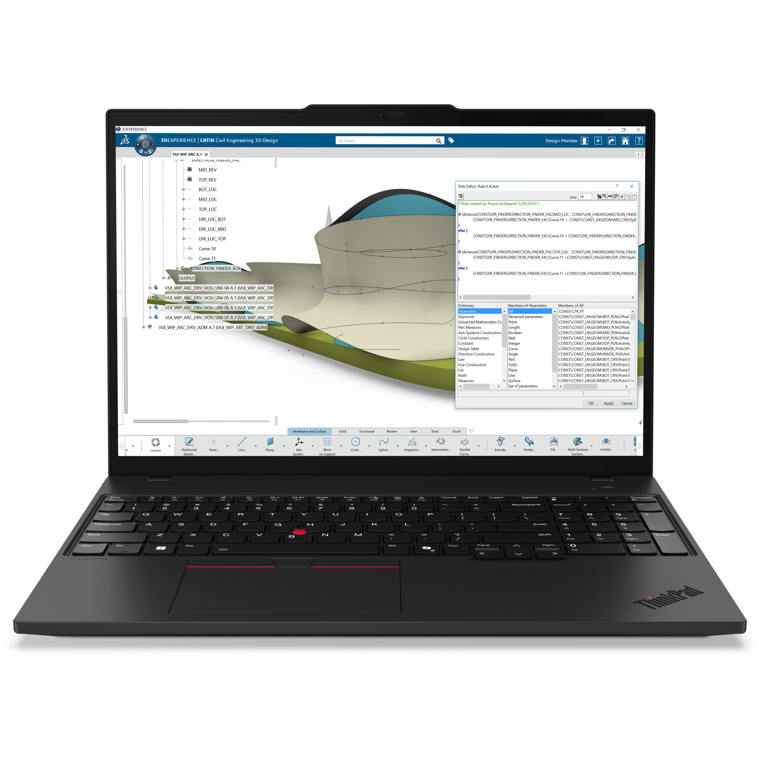 Laptop LENOVO ThinkPad P16s AMD G4 16" (WUXGA, AMD Ryzen 7 Pro 3500U, 32GB RAM, 512GB SSD, Windows 11 Pro) – internacionalna non HR tipkovnica-1