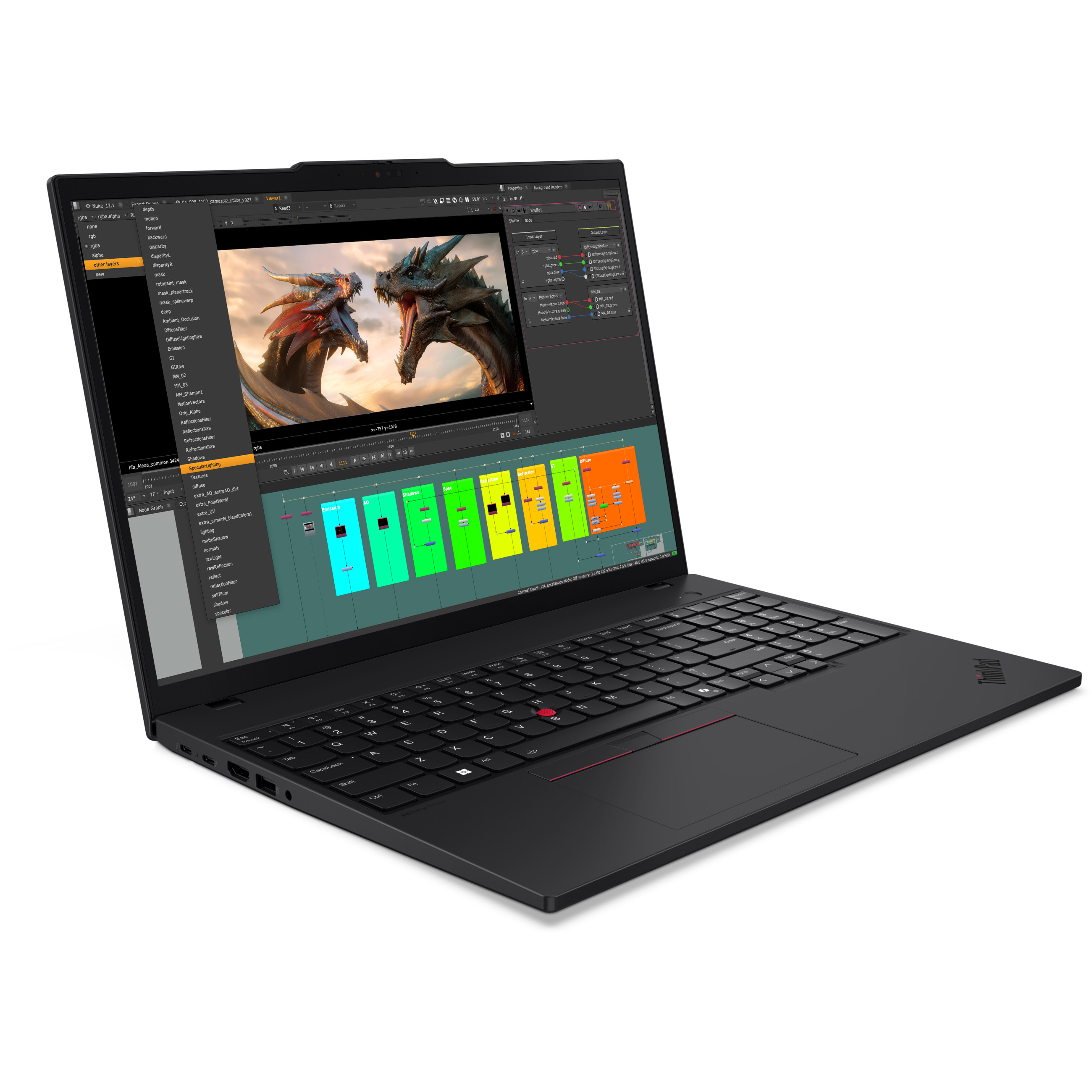 Laptop LENOVO ThinkPad P16s AMD G4 (16"IPS WUXGA, AMD Ryzen 7 Pro 3500U, 32GB RAM, 1TB SSD, AMD Radeon Vega, Win 11 Pro, INT. tipkovnica, tamnosivi) – 21QR003QGE-14