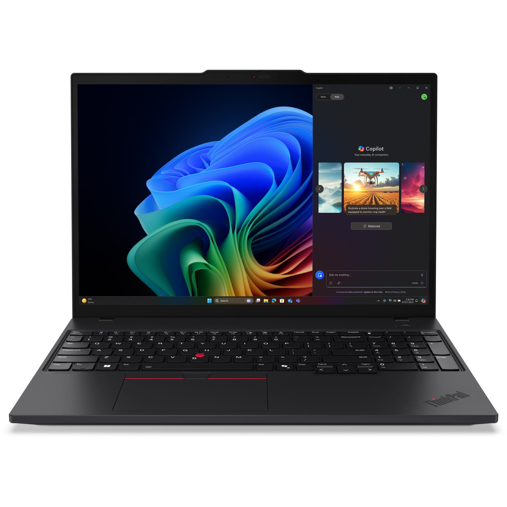 Laptop LENOVO ThinkPad T16 AMD G4 16" (WUXGA, AMD Ryzen 7 3500U, 32GB RAM, 1TB SSD, Windows 11 Pro) – internacionalna non HR tipkovnica