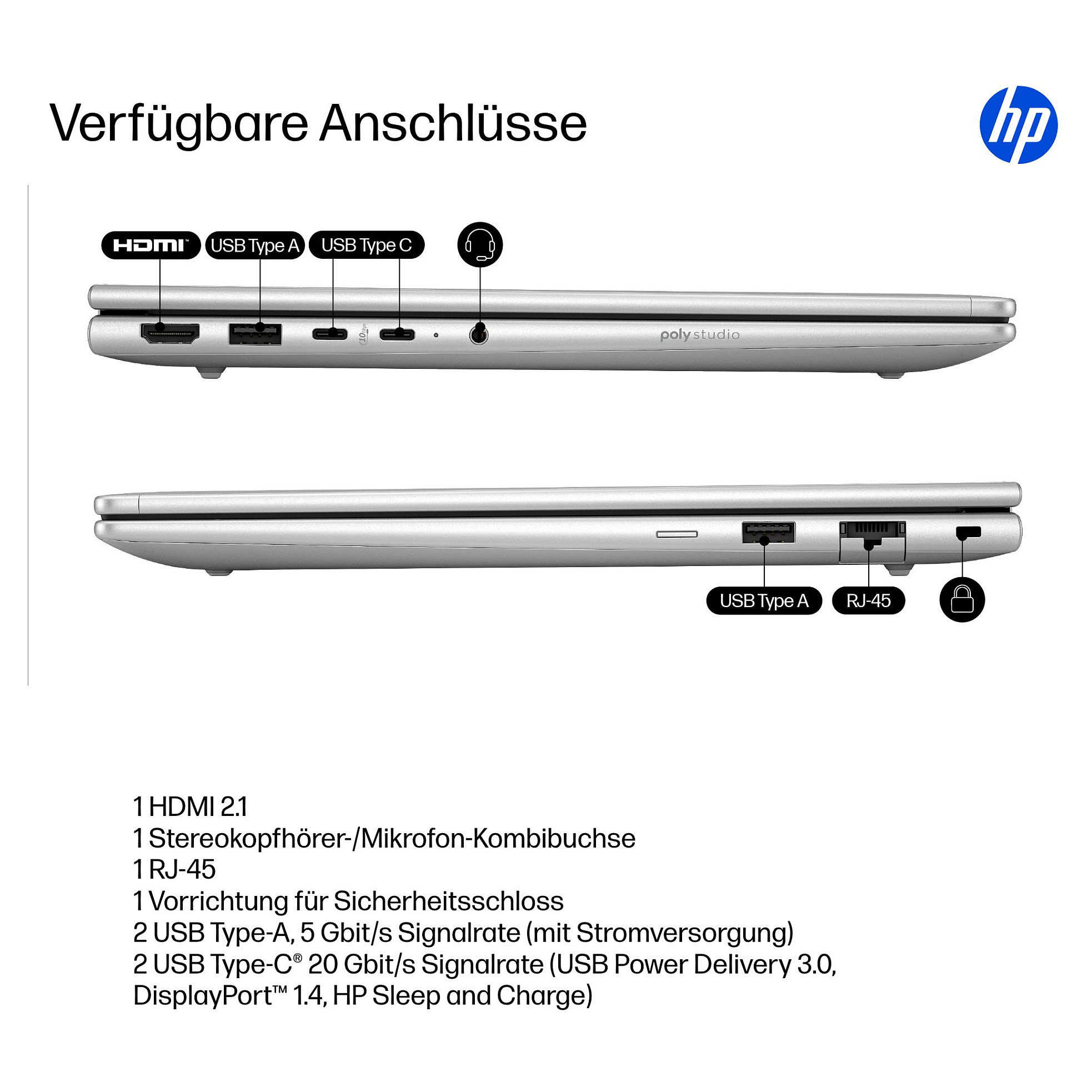 Laptop HP ProBook 4 G1iR 14 (14 inča, WUXGA, Intel Core i5-1334U, 16GB RAM, 512GB SSD, Windows 11 Pro, njemačka tipkovnica) – internacionalna non HR tipkovnica-14