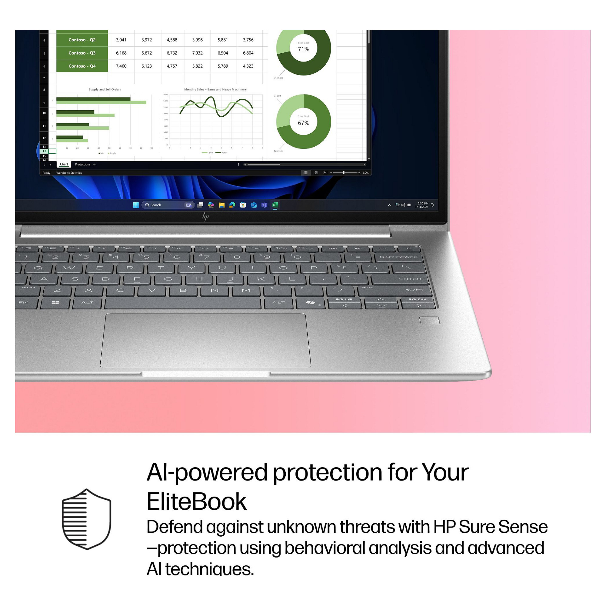 Laptop HP EliteBook 6 G1i (14" WUXGA, Intel Core Ultra 7 255U, 32GB RAM, 1TB SSD, Windows 11 Pro, SmartBuy) – internacionalna non HR tipkovnica-12