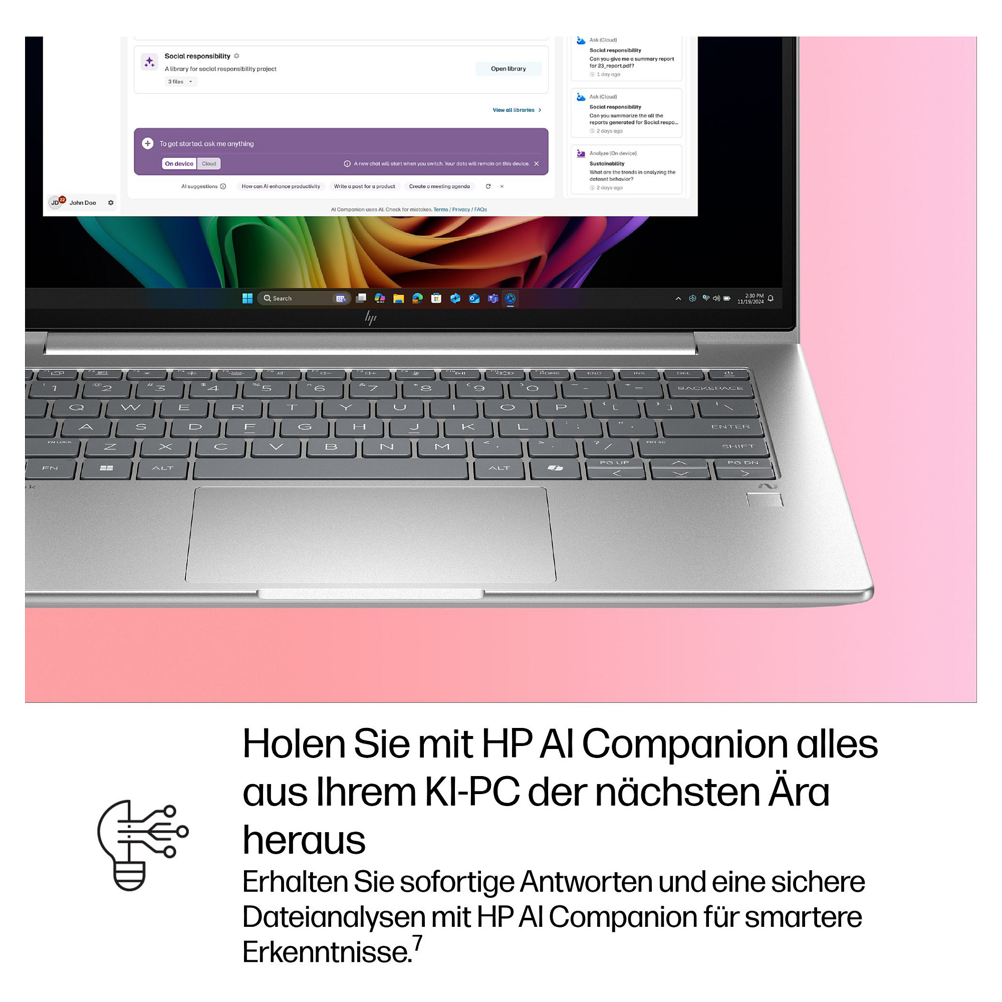 Laptop HP EliteBook 6 G1q Qualcomm Snapdragon X Plus (35.56 cm, 14 Zoll, WUXGA, 32GB RAM, 1TB SSD, Windows 11 Pro, njemačka tipkovnica) – internacionalna non HR tipkovnica-14